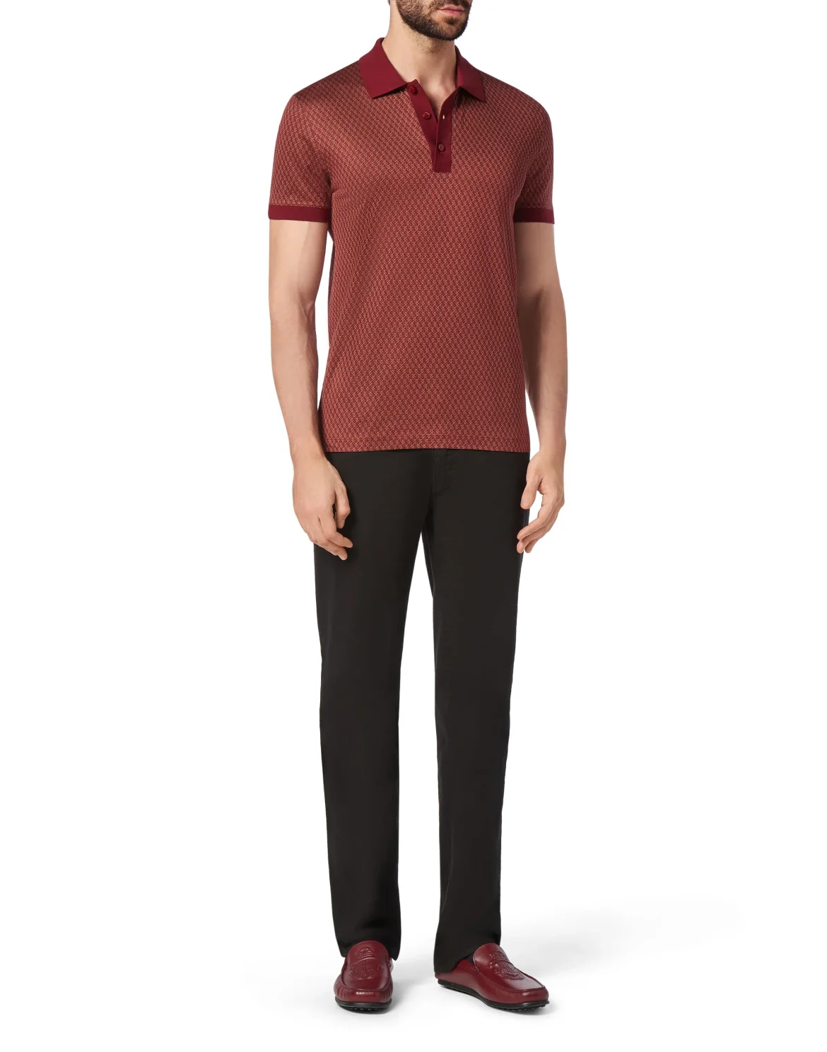 Polo shirt SS All over BB, цвет: Красный