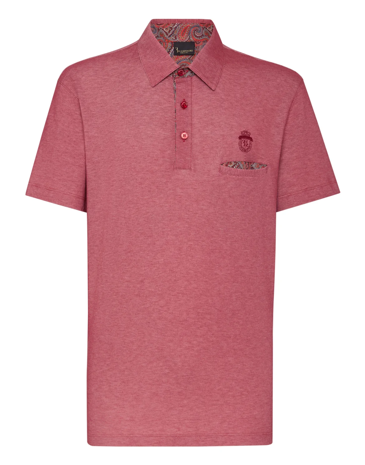 Polo shirt SS Paisley, цвет: Красный