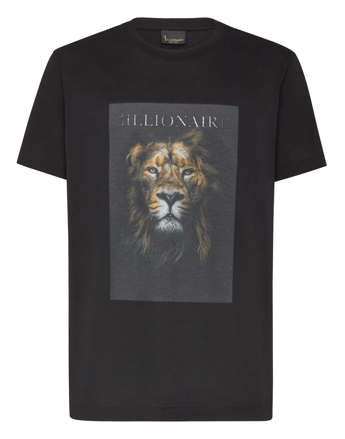 T-shirt Round Neck SS Lion, цвет: Черный