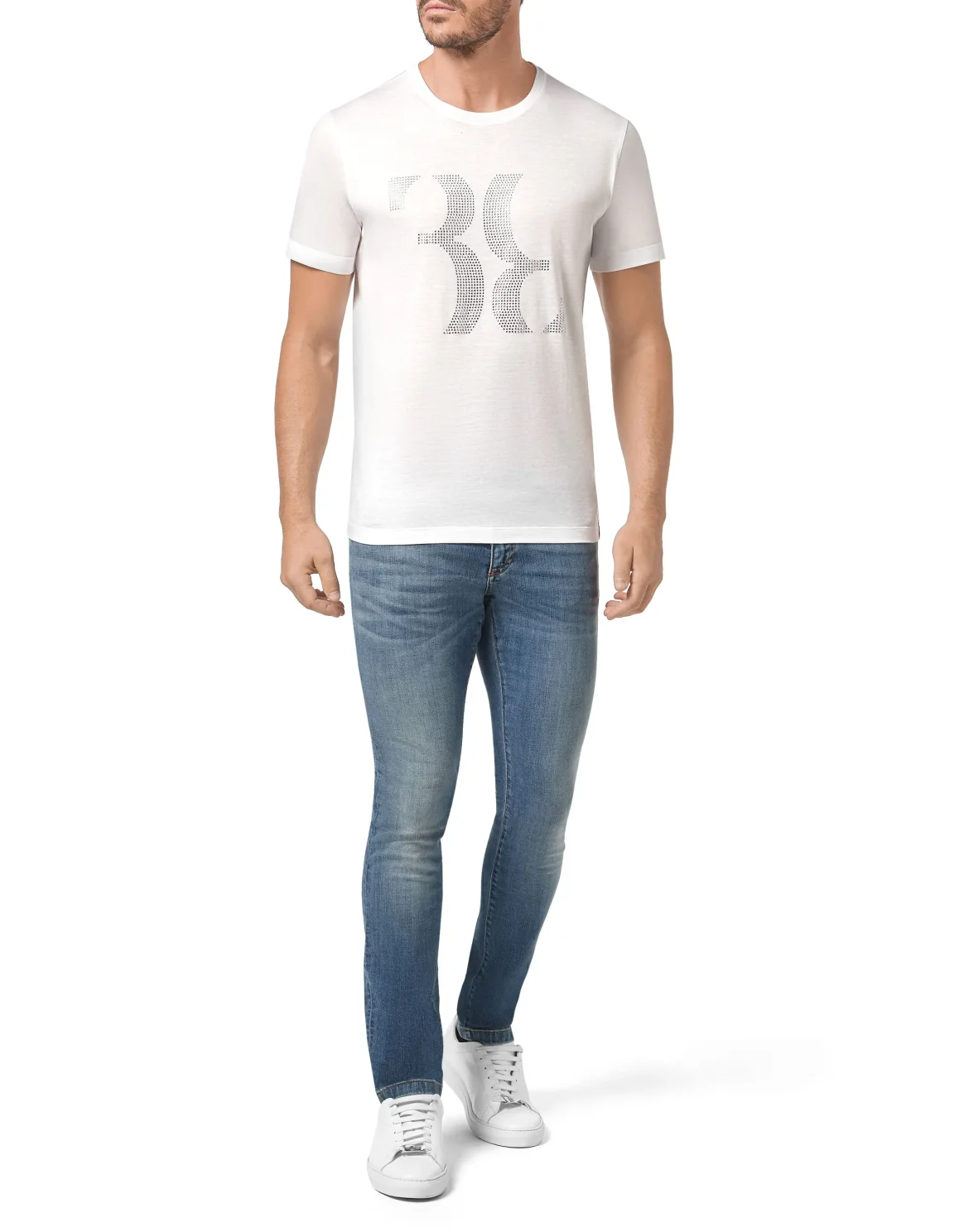 T-shirt Round Neck SS Double B, цвет: Белый