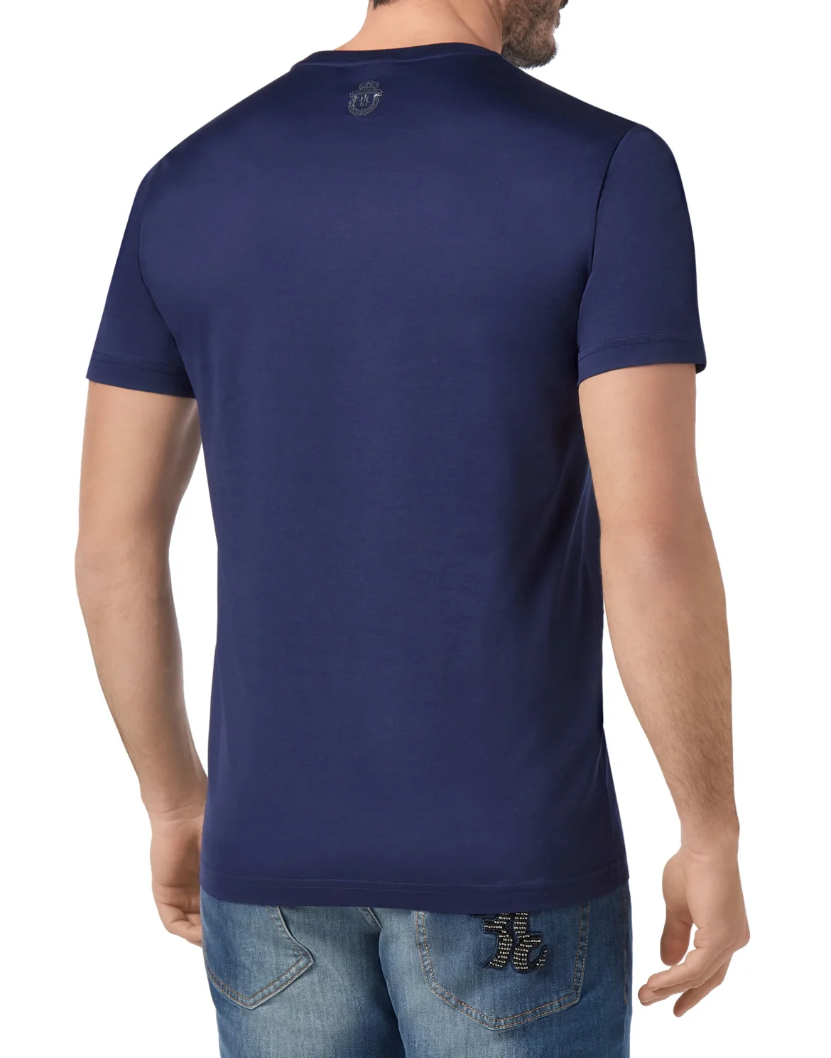 T-shirt Round Neck SS Baroque, цвет: Синий