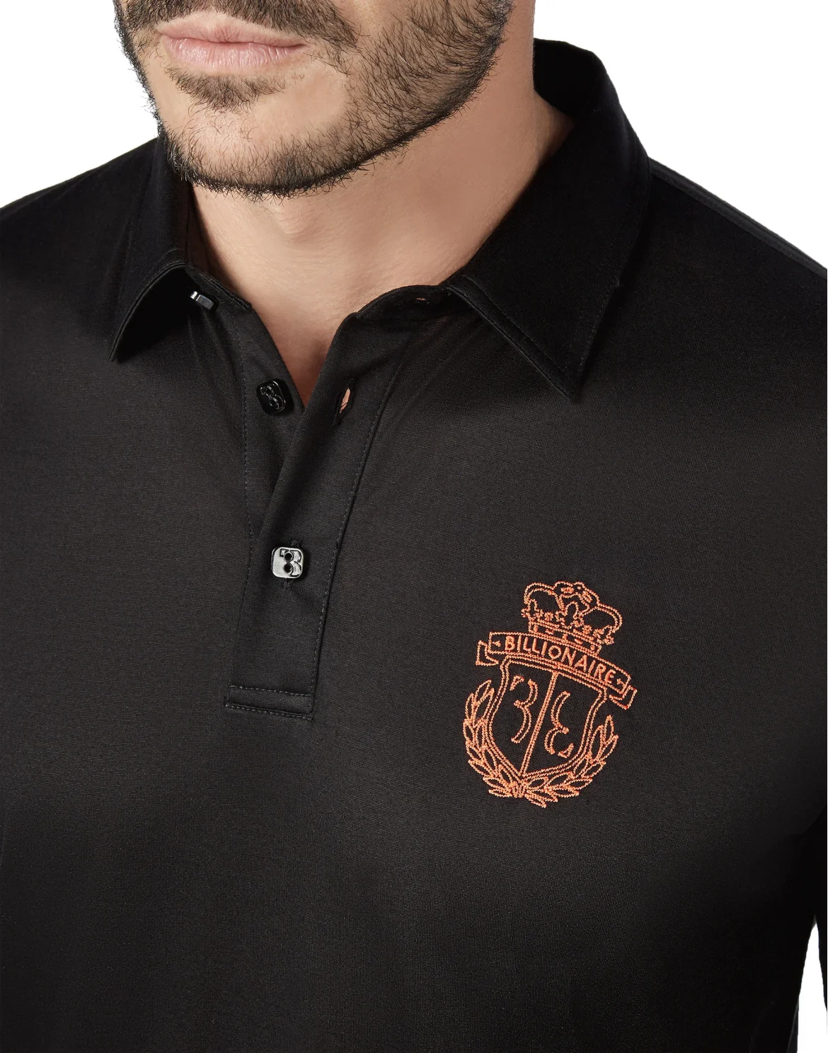 Polo shirt SS Crest, цвет: Черный
