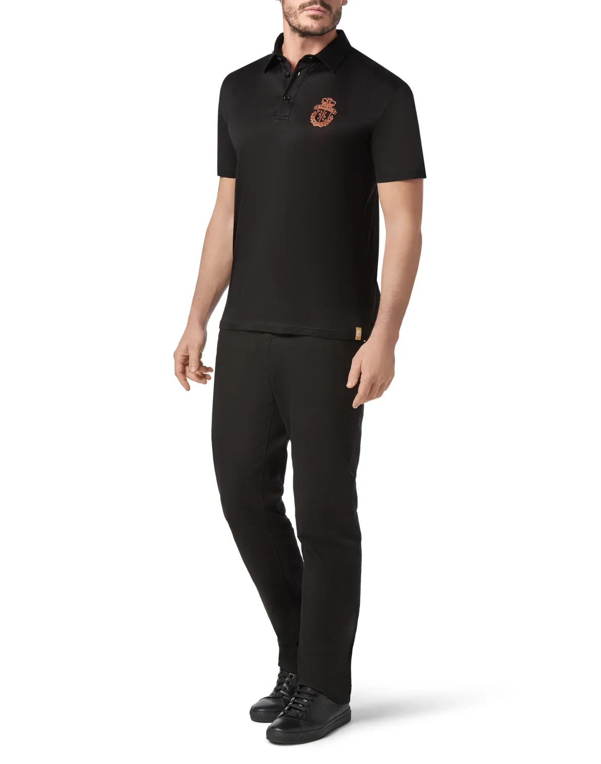Polo shirt SS Crest, цвет: Черный