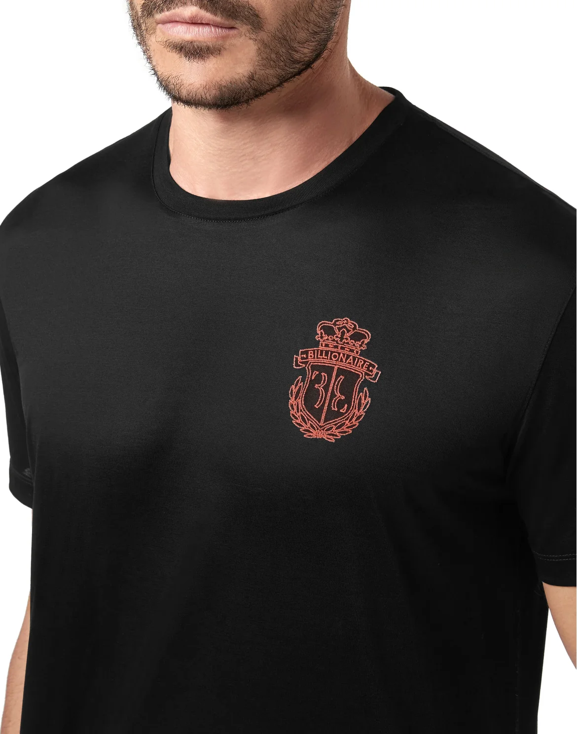 T-shirt Round Neck SS Crest, цвет: Черный