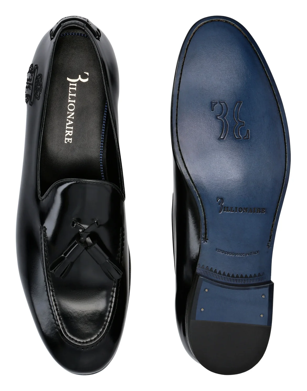 Loafers Double B, цвет: Черный