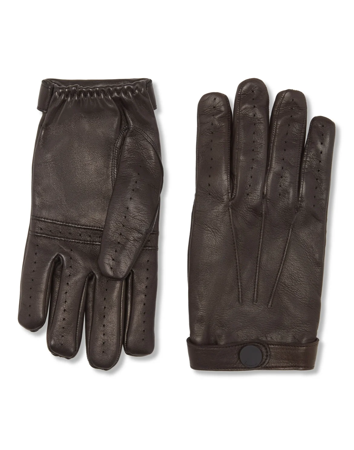 Leather Lo-gloves, цвет: Черный