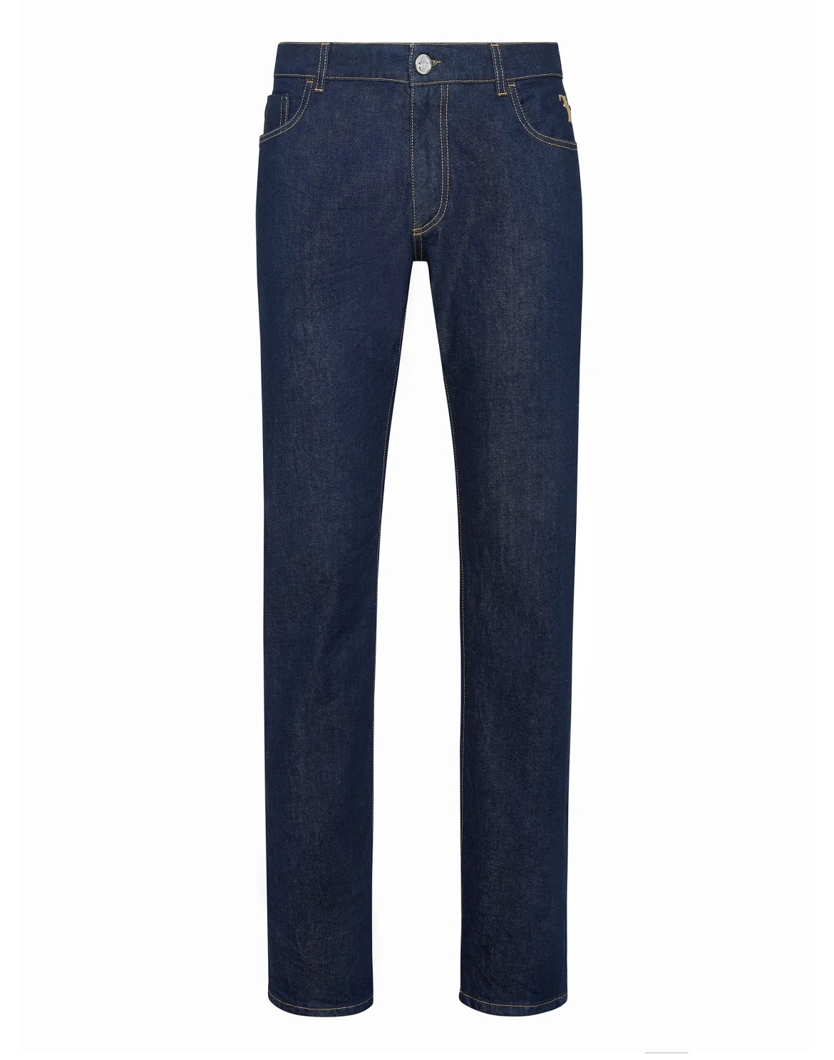 Denim Super Straight Cut Embroidery Double B, цвет: Синий