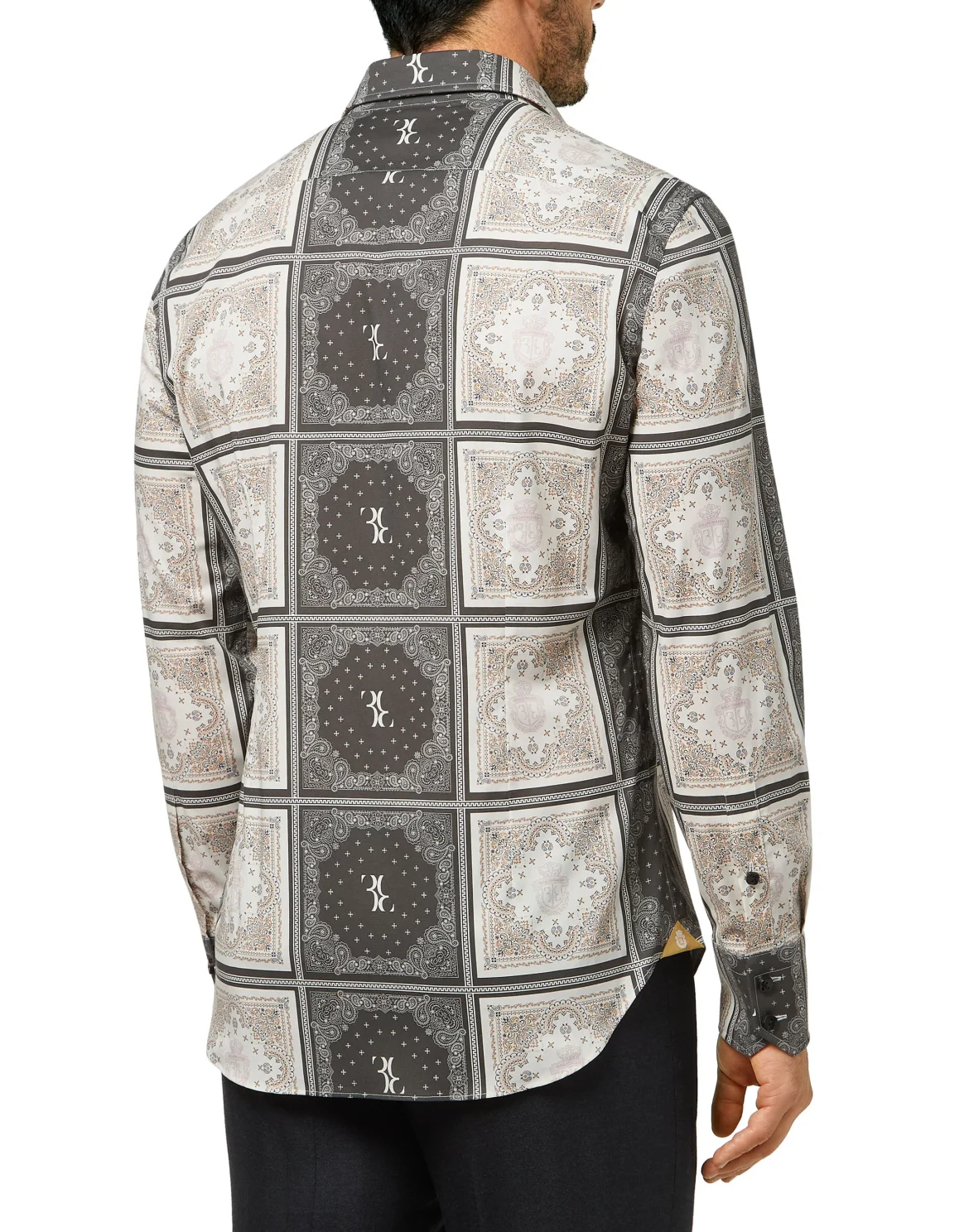 Shirt Silver Cut LS Geometric, цвет: Бежевый