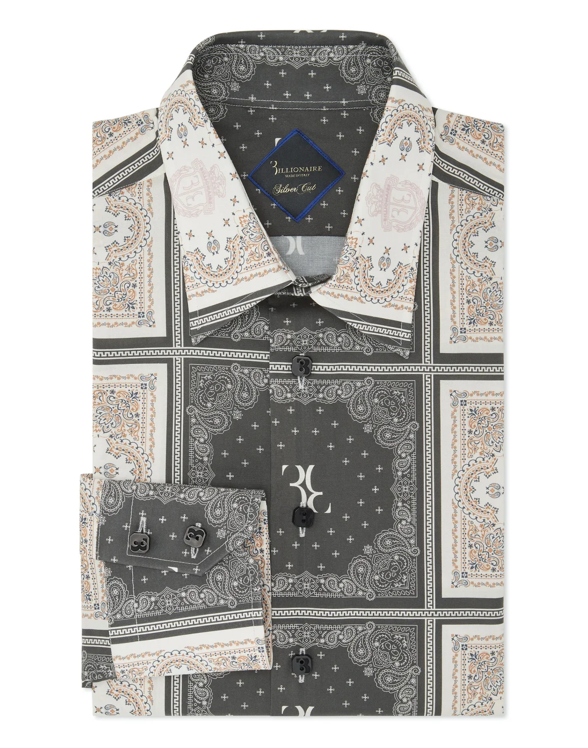 Shirt Silver Cut LS Geometric, цвет: Бежевый