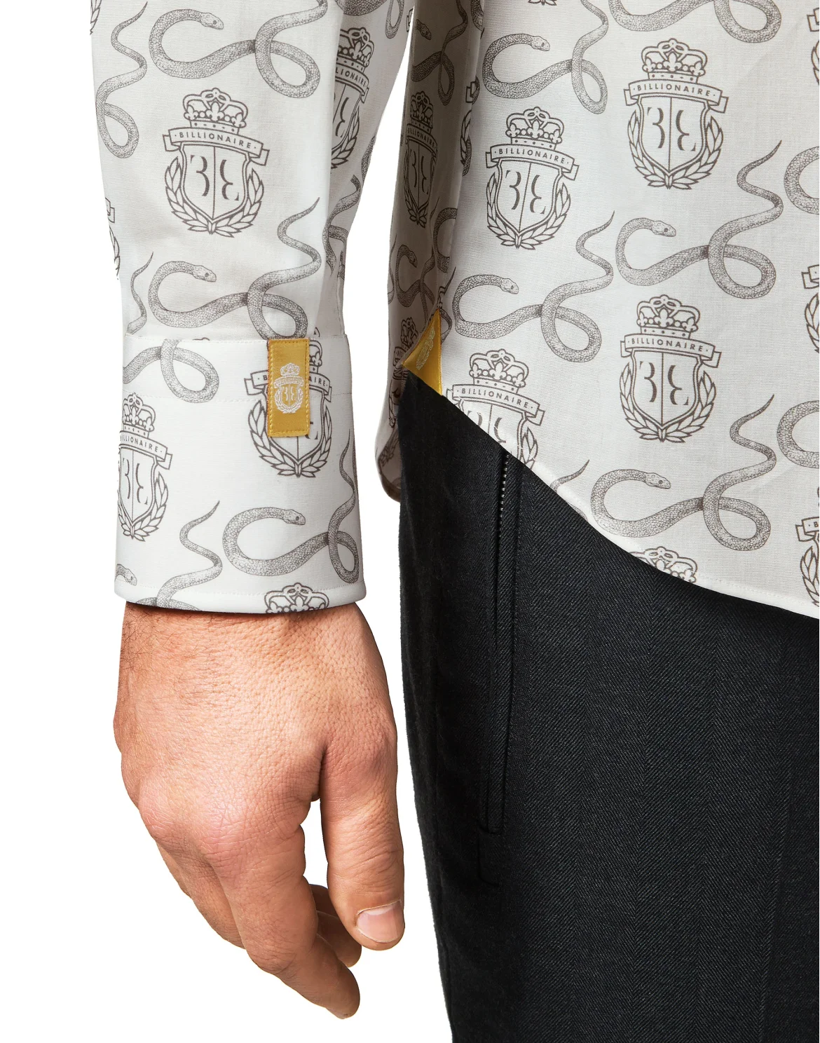 Shirt Silver Cut LS Snake, цвет: Белый