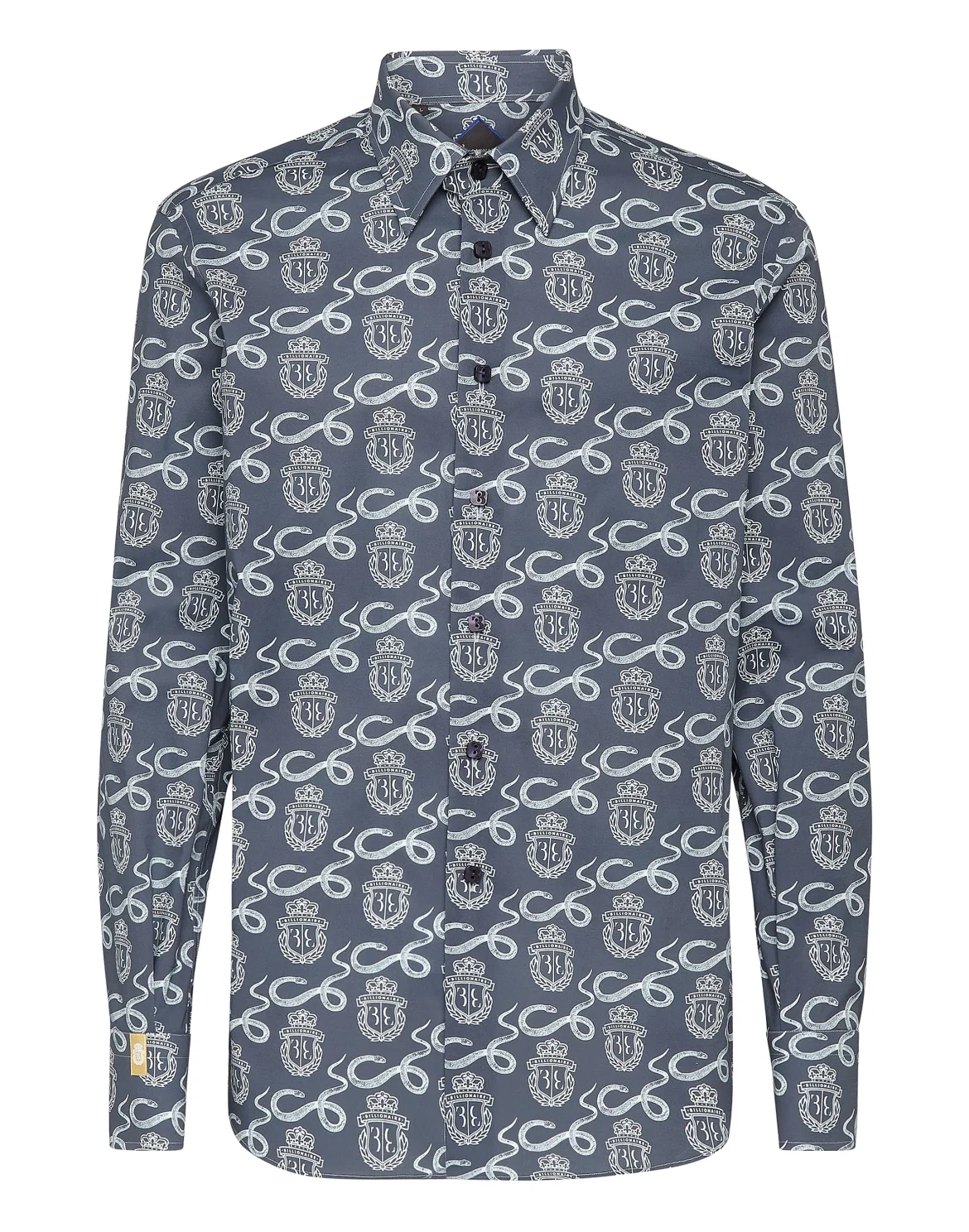Shirt Silver Cut LS Snake, цвет: Синий