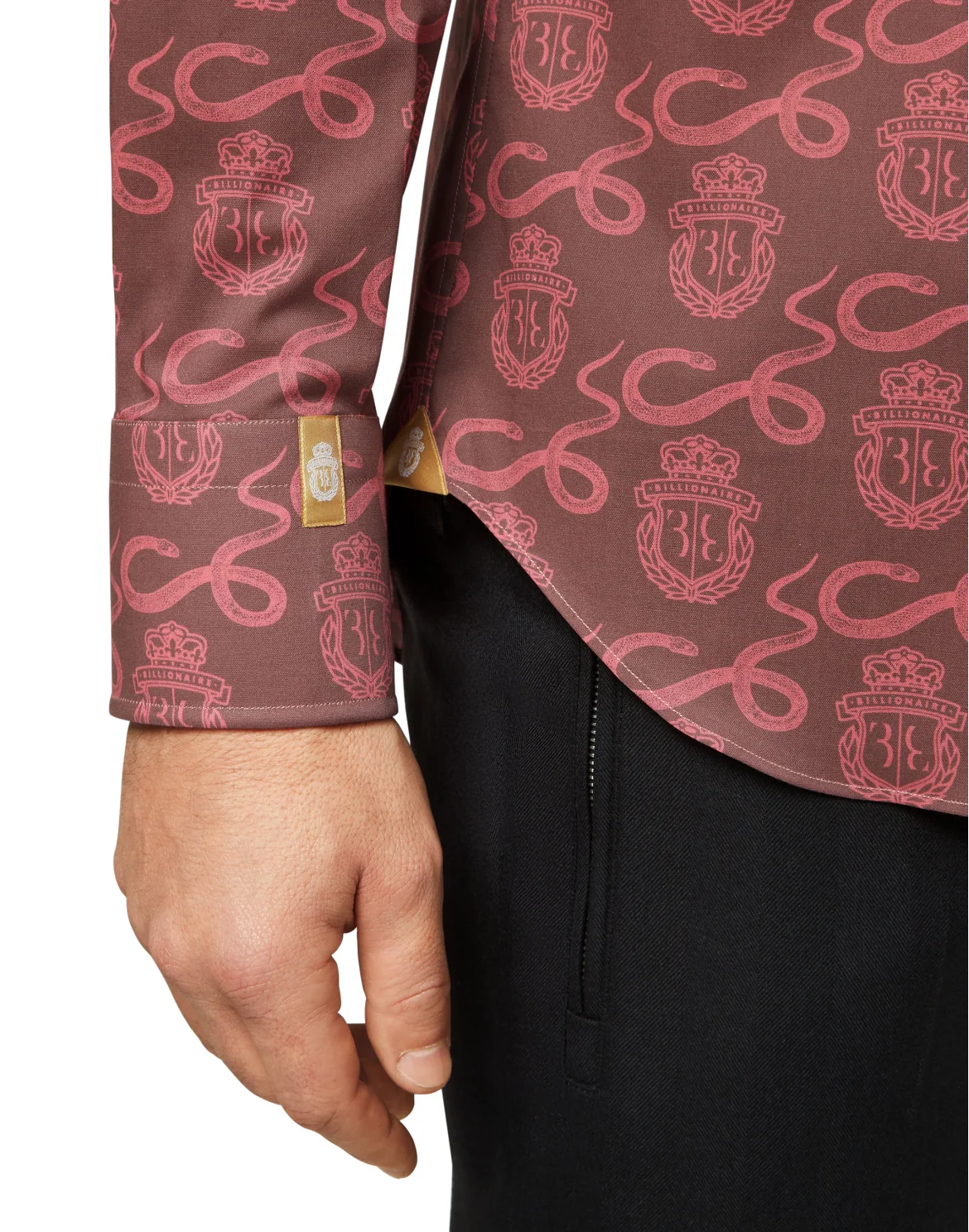 Shirt Silver Cut LS Snake, цвет: Красный