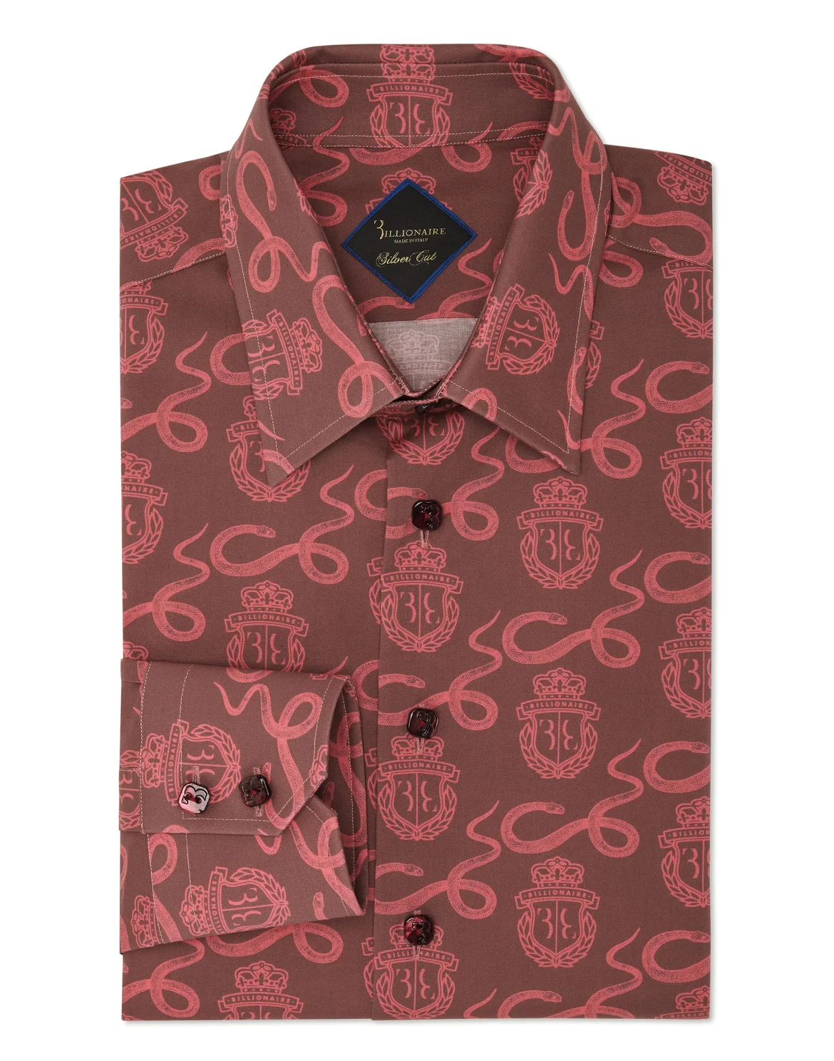 Shirt Silver Cut LS Snake, цвет: Красный