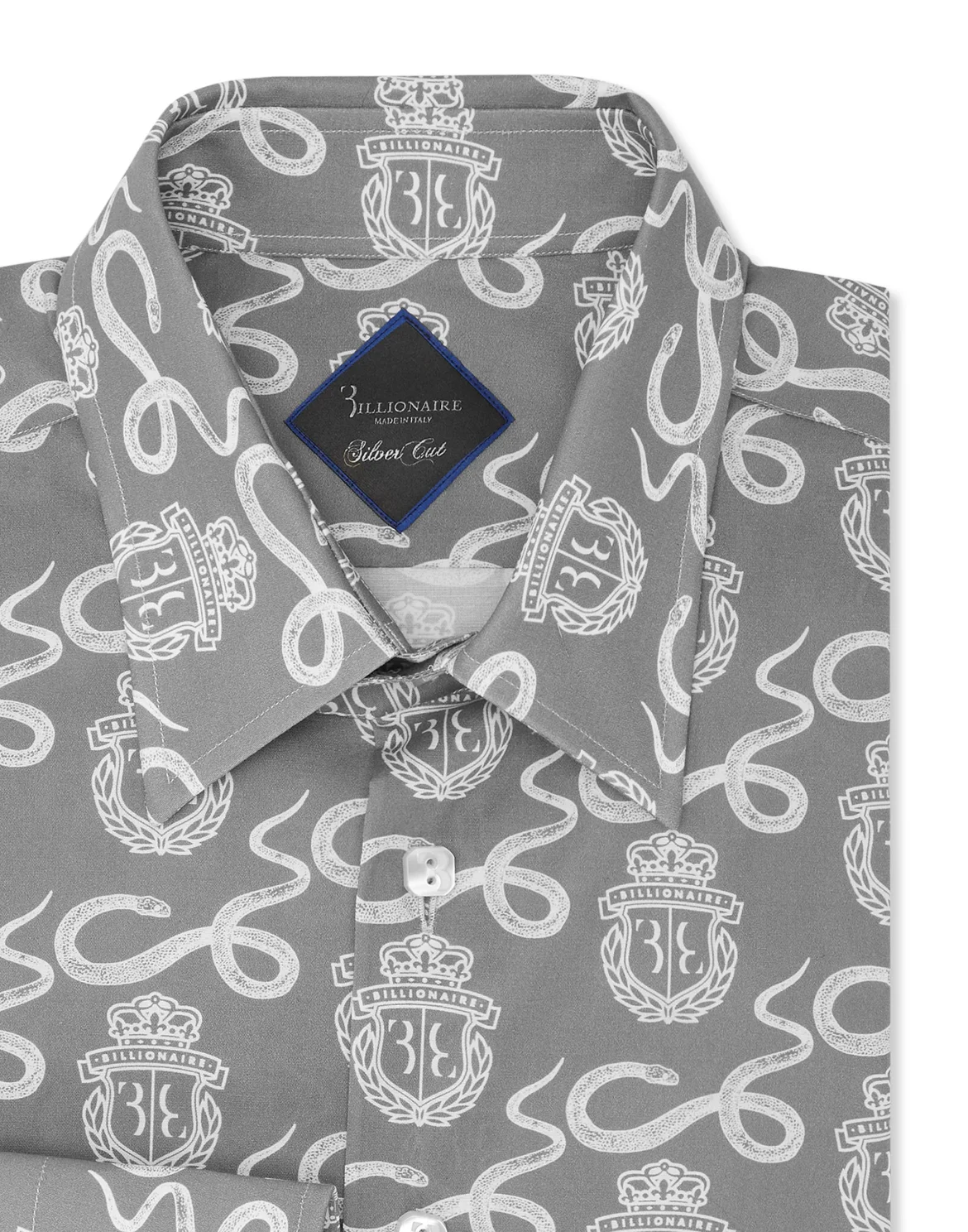 Shirt Silver Cut LS Snake, цвет: Серый