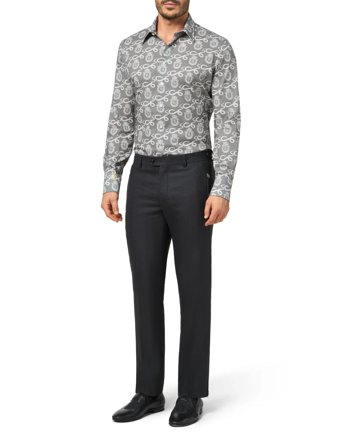 Shirt Silver Cut LS Snake, цвет: Серый