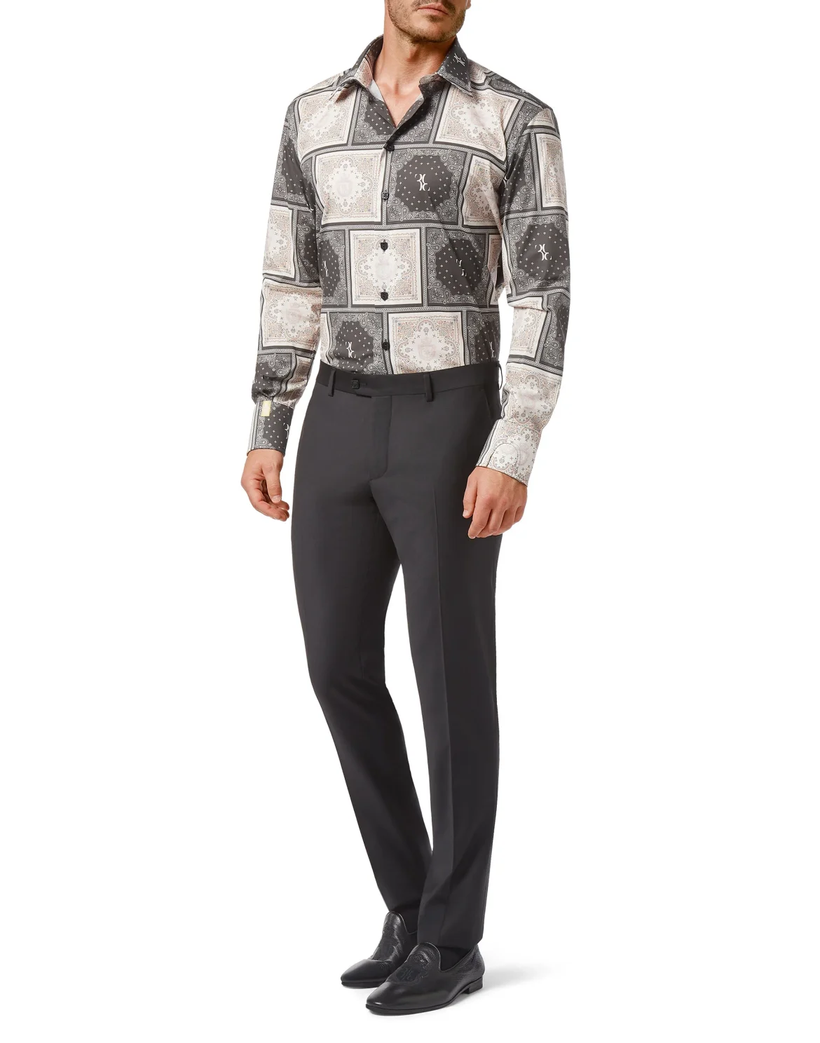 Shirt Gold Cut LS Geometric, цвет: Бежевый