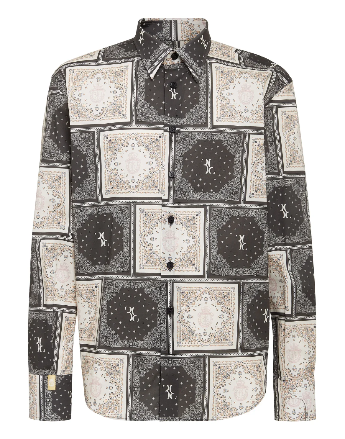 Shirt Gold Cut LS Geometric, цвет: Бежевый