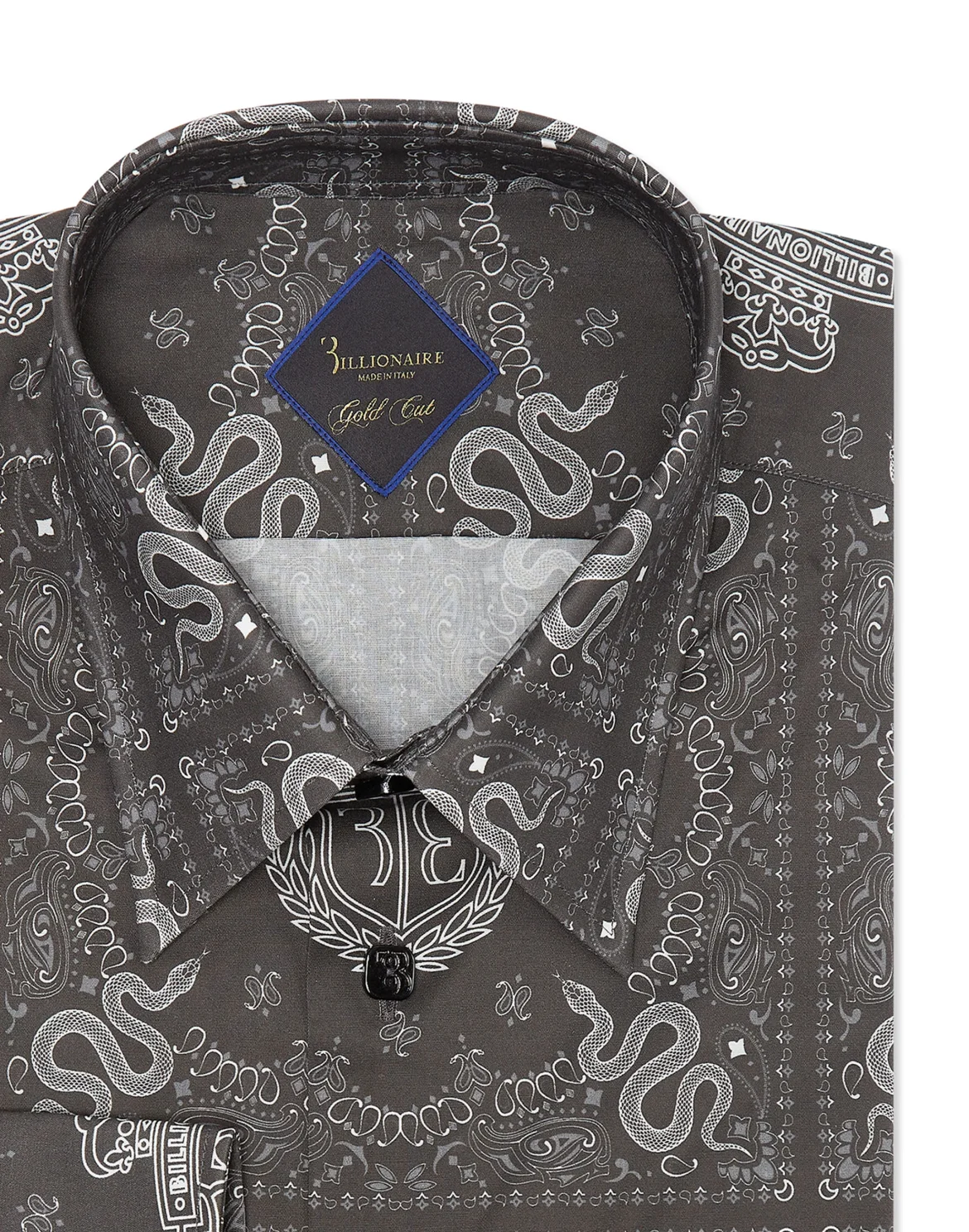 Shirt Gold Cut LS Geometric, цвет: Черный