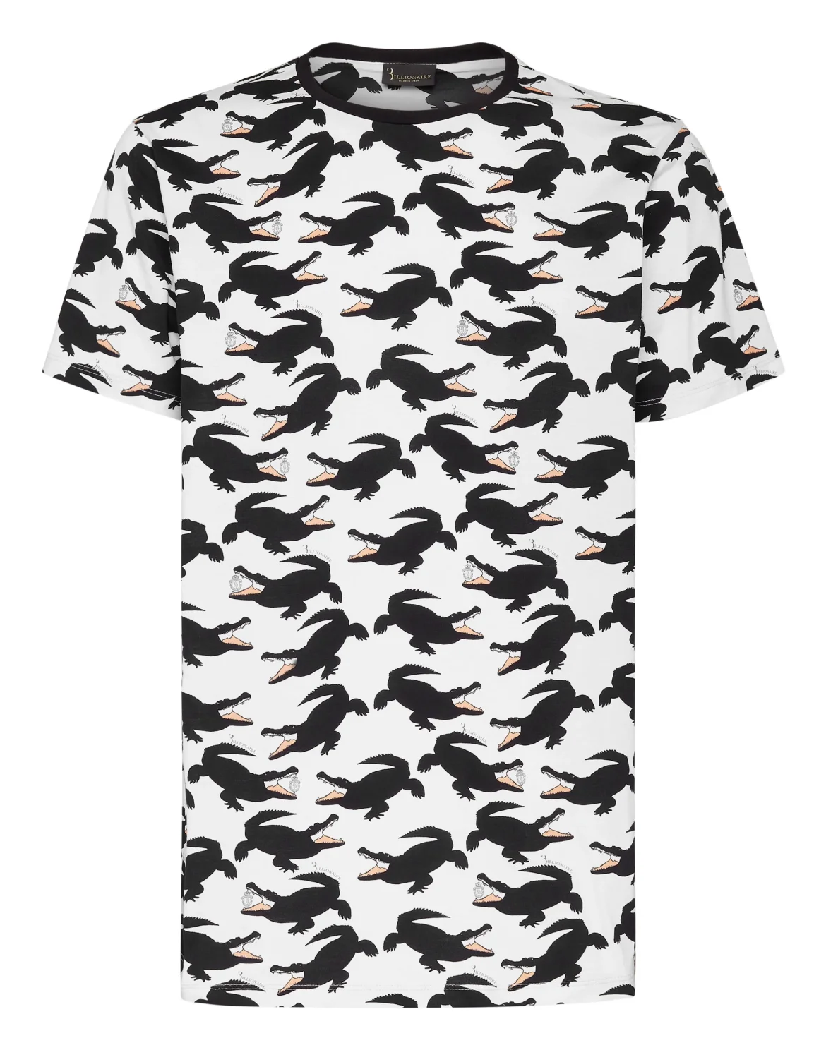 T-shirt Round Neck SS All over print Crocodile, цвет: Голубой