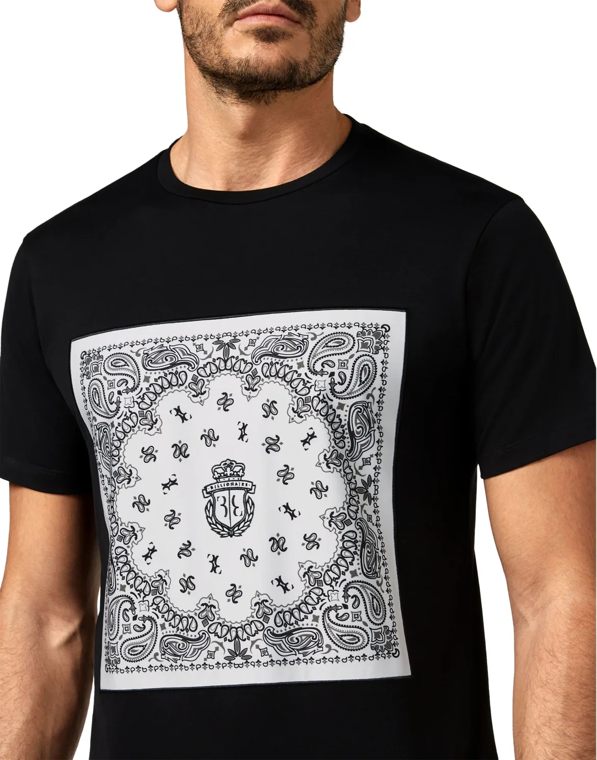 T-shirt Round Neck SS Crest, цвет: Черный