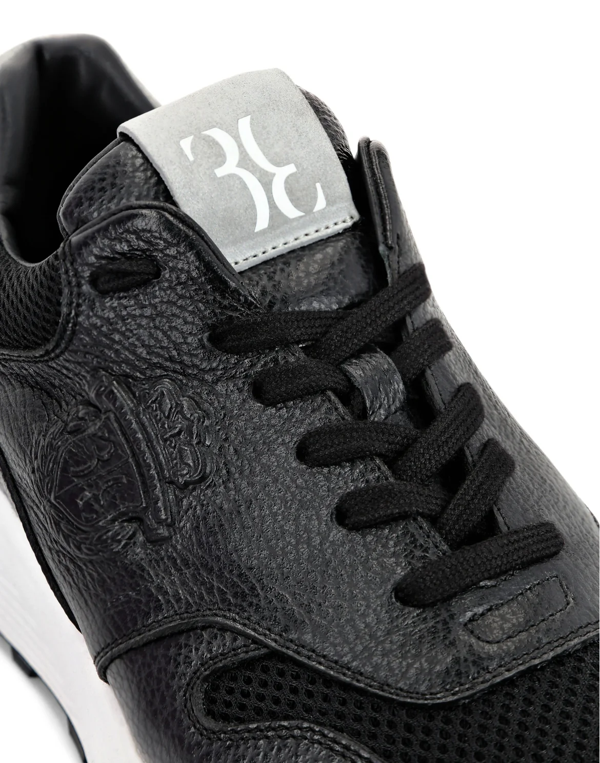Runner mix leathers Crest, цвет: Черный