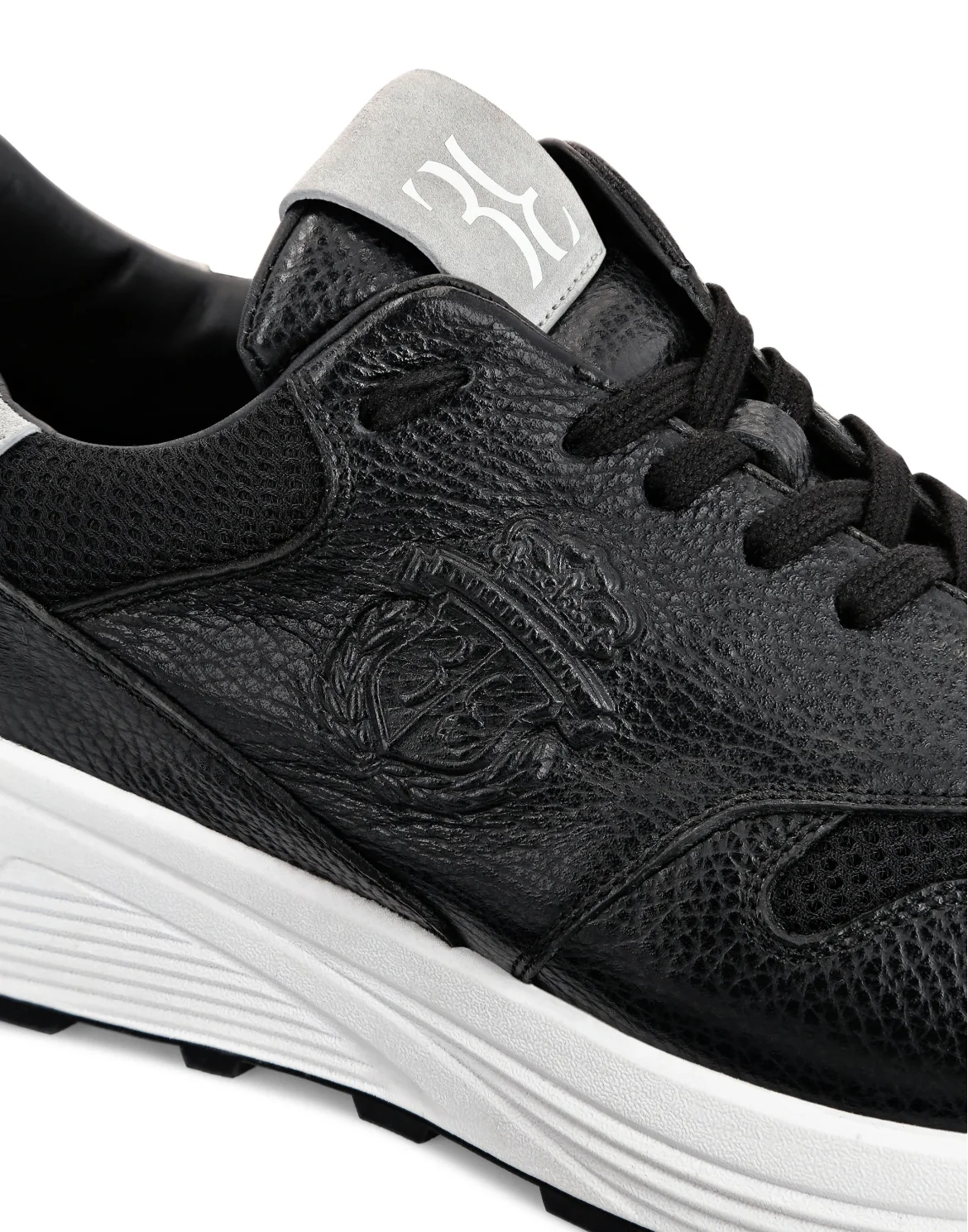 Runner mix leathers Crest, цвет: Черный