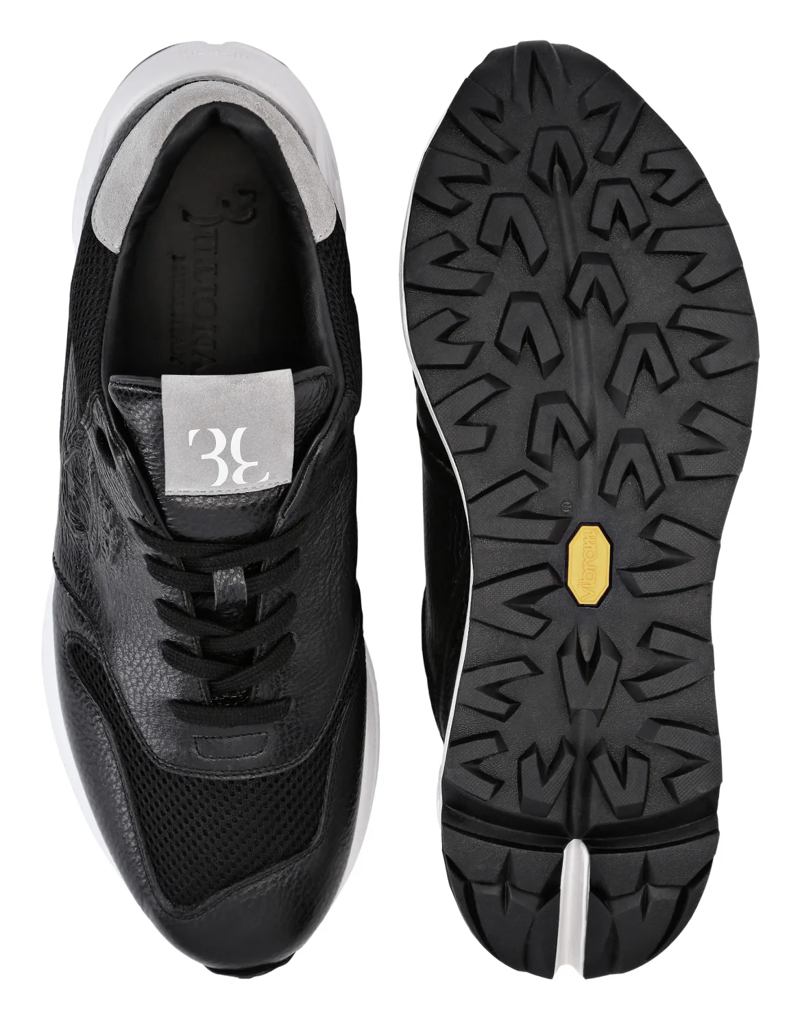 Runner mix leathers Crest, цвет: Черный
