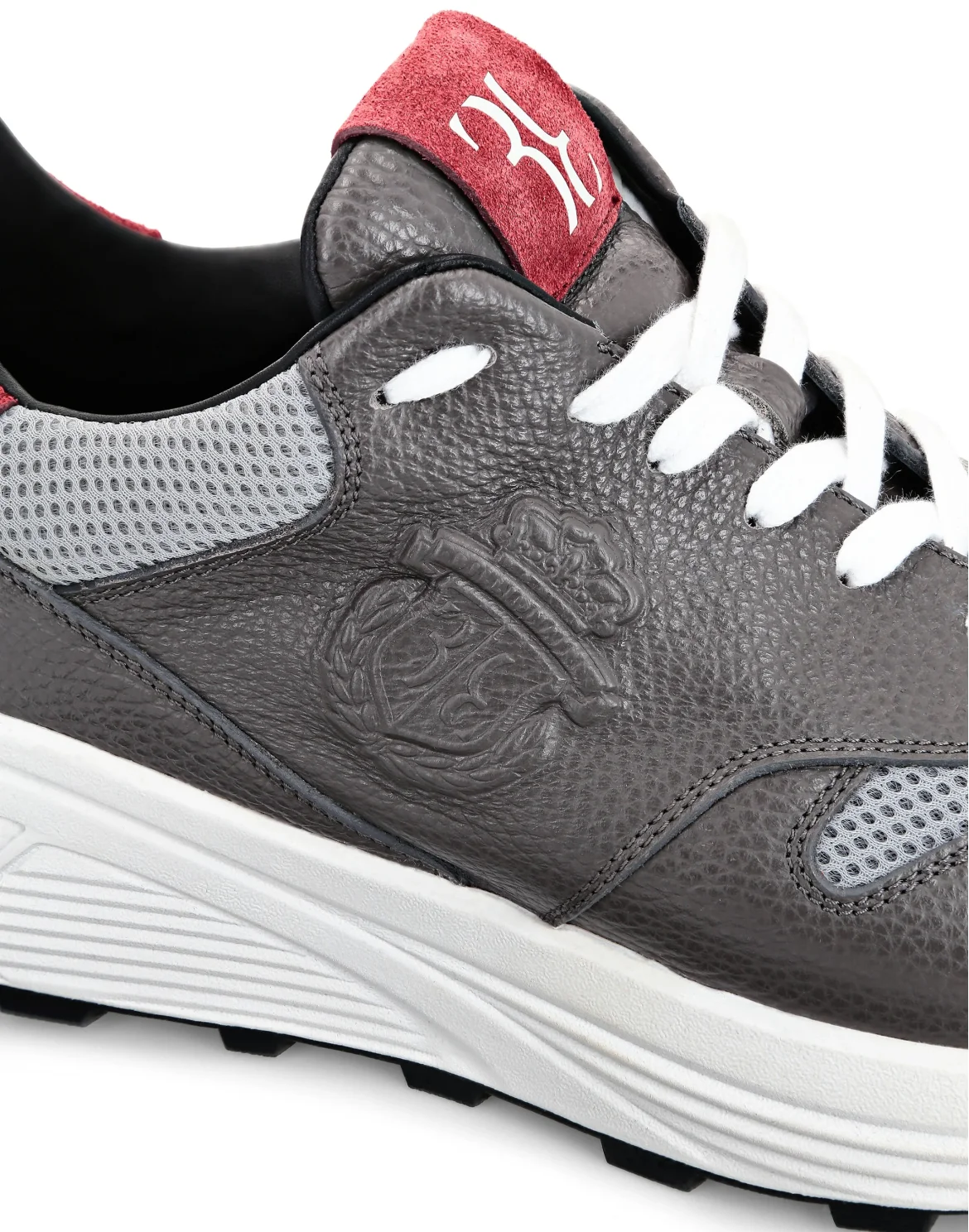 Runner mix leathers Crest, цвет: Серый