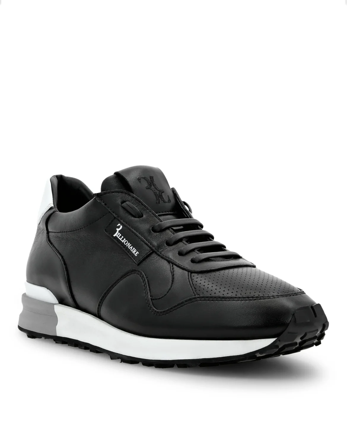Leather Runner Istitutional, цвет: Черный
