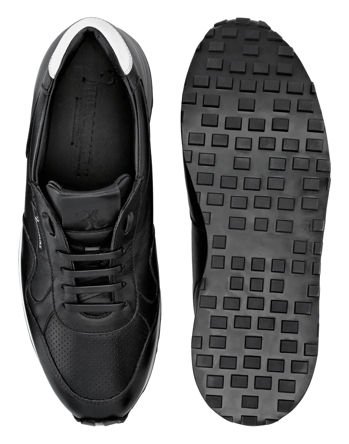 Leather Runner Istitutional, цвет: Черный