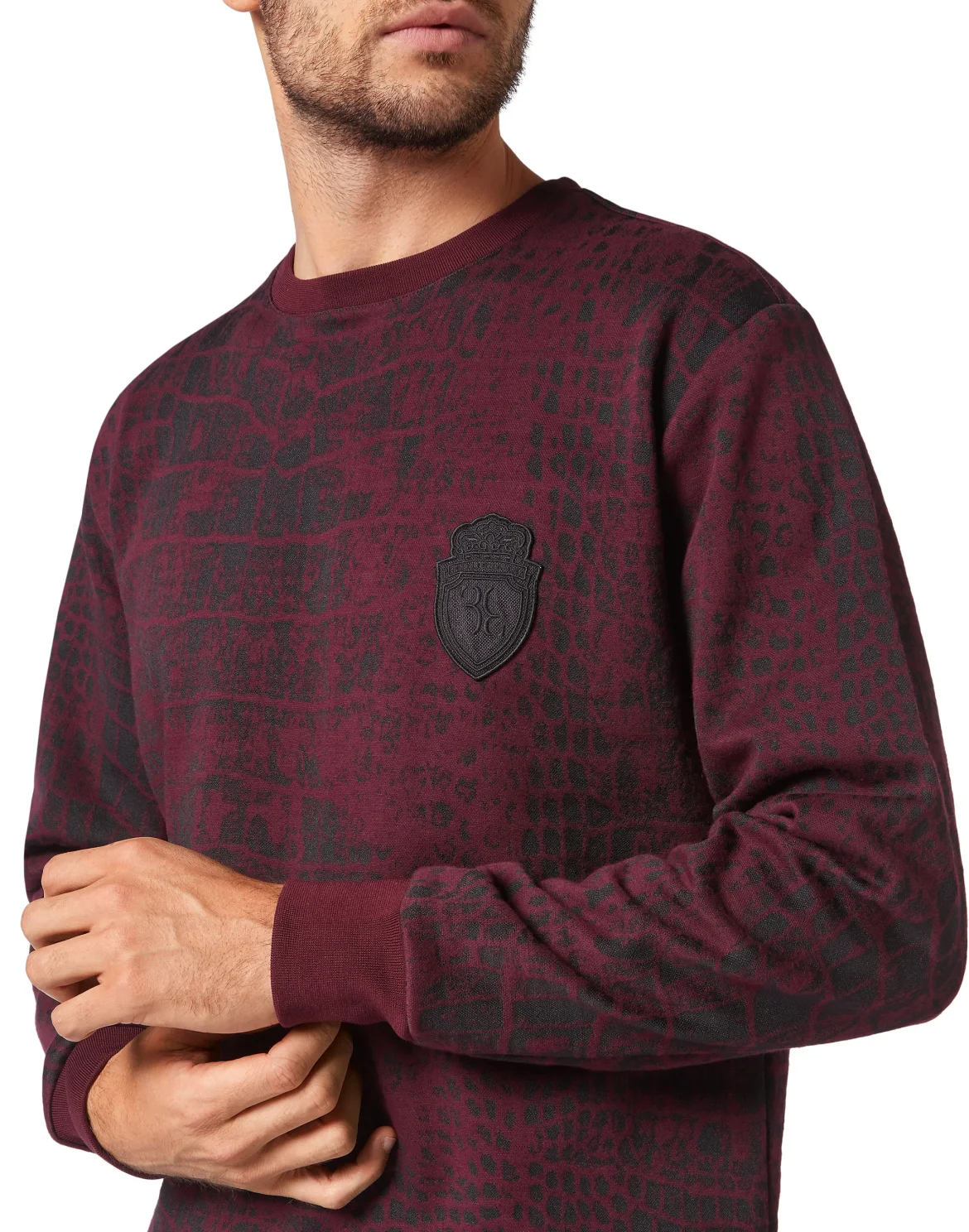 Sweatshirt LS Crocco Print, цвет: Зеленый