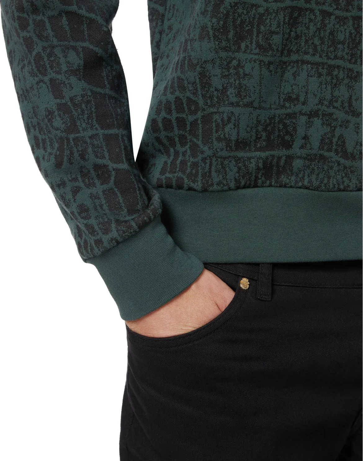 Sweatshirt LS Crocco Print, цвет: Камуфляж
