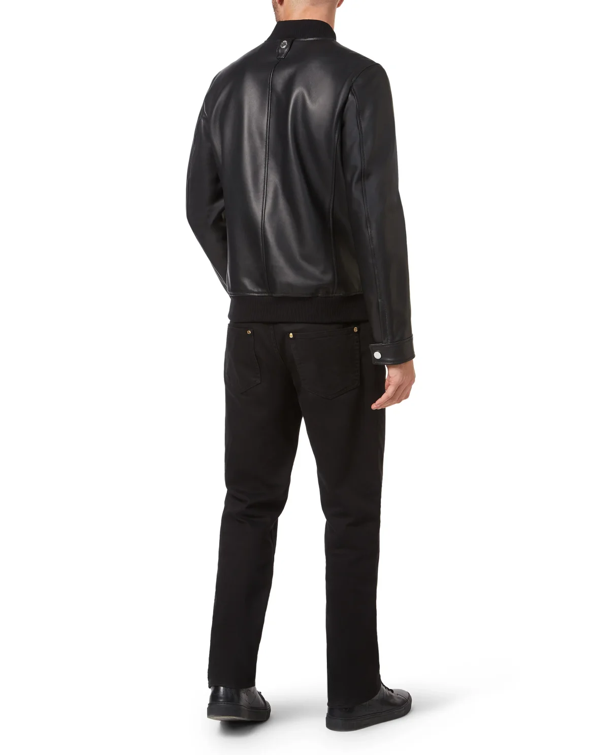 Leather Bomber  Crest, цвет: Черный