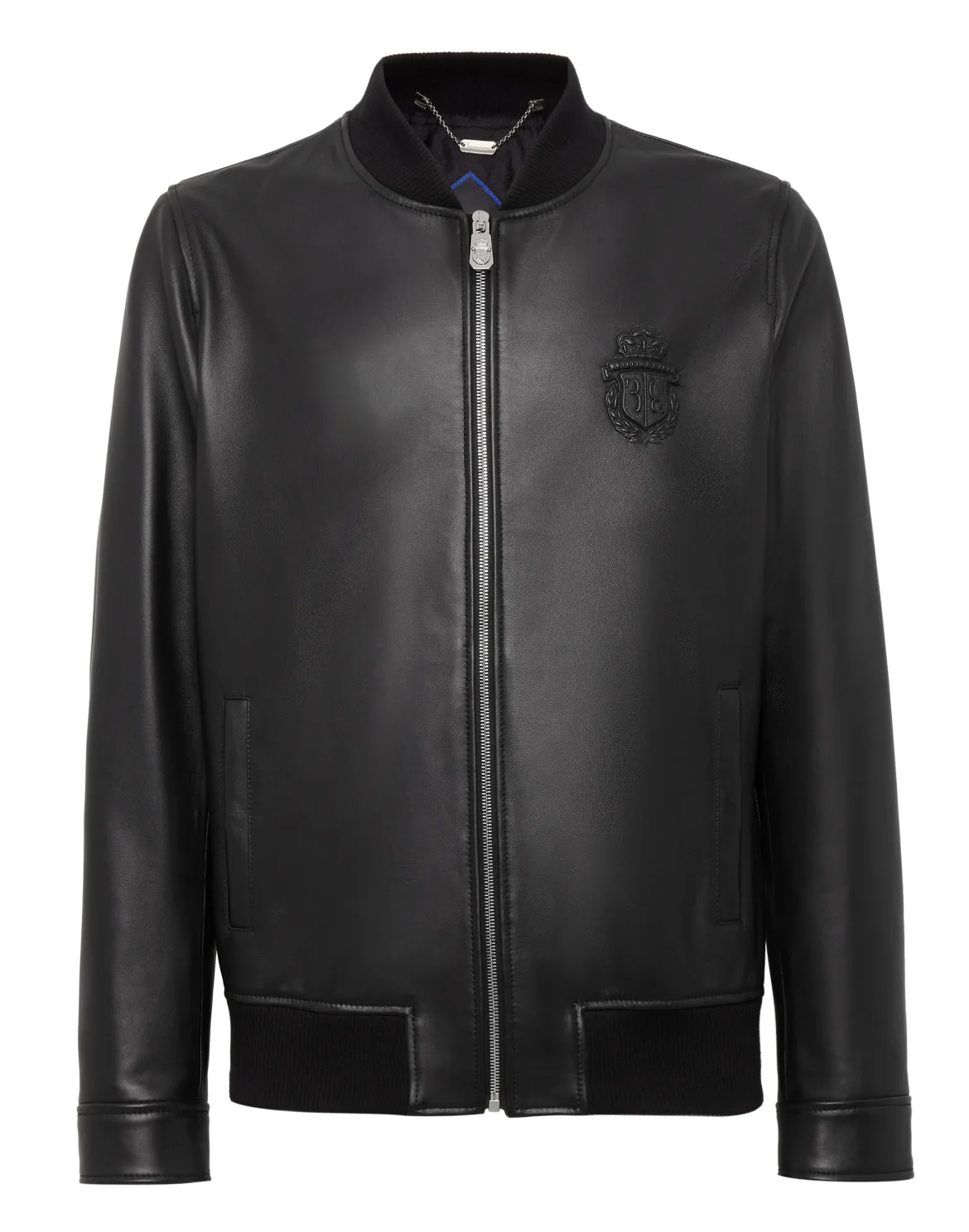 Leather Bomber  Crest, цвет: Черный