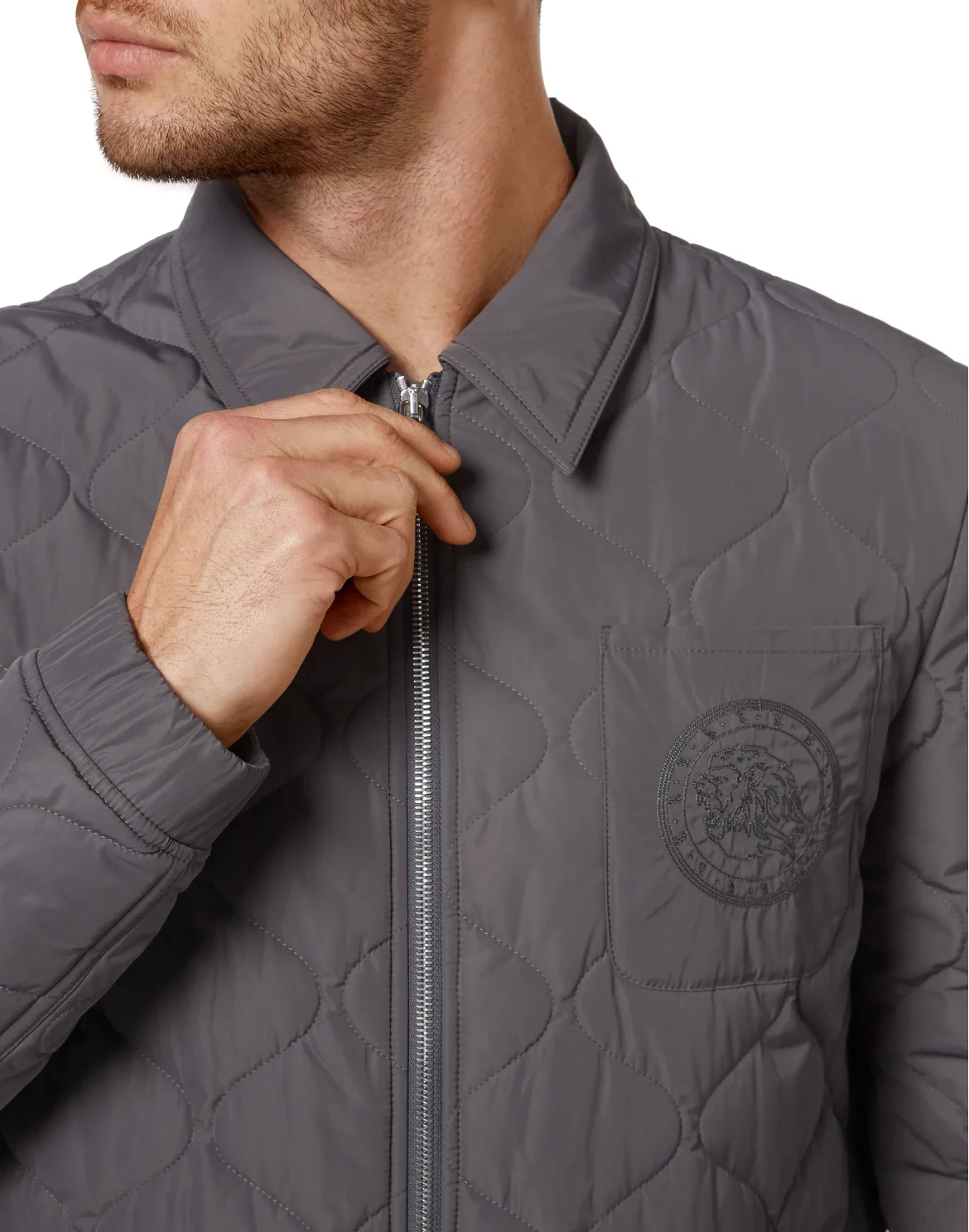 Nylon Jacket Lion, цвет: Серый