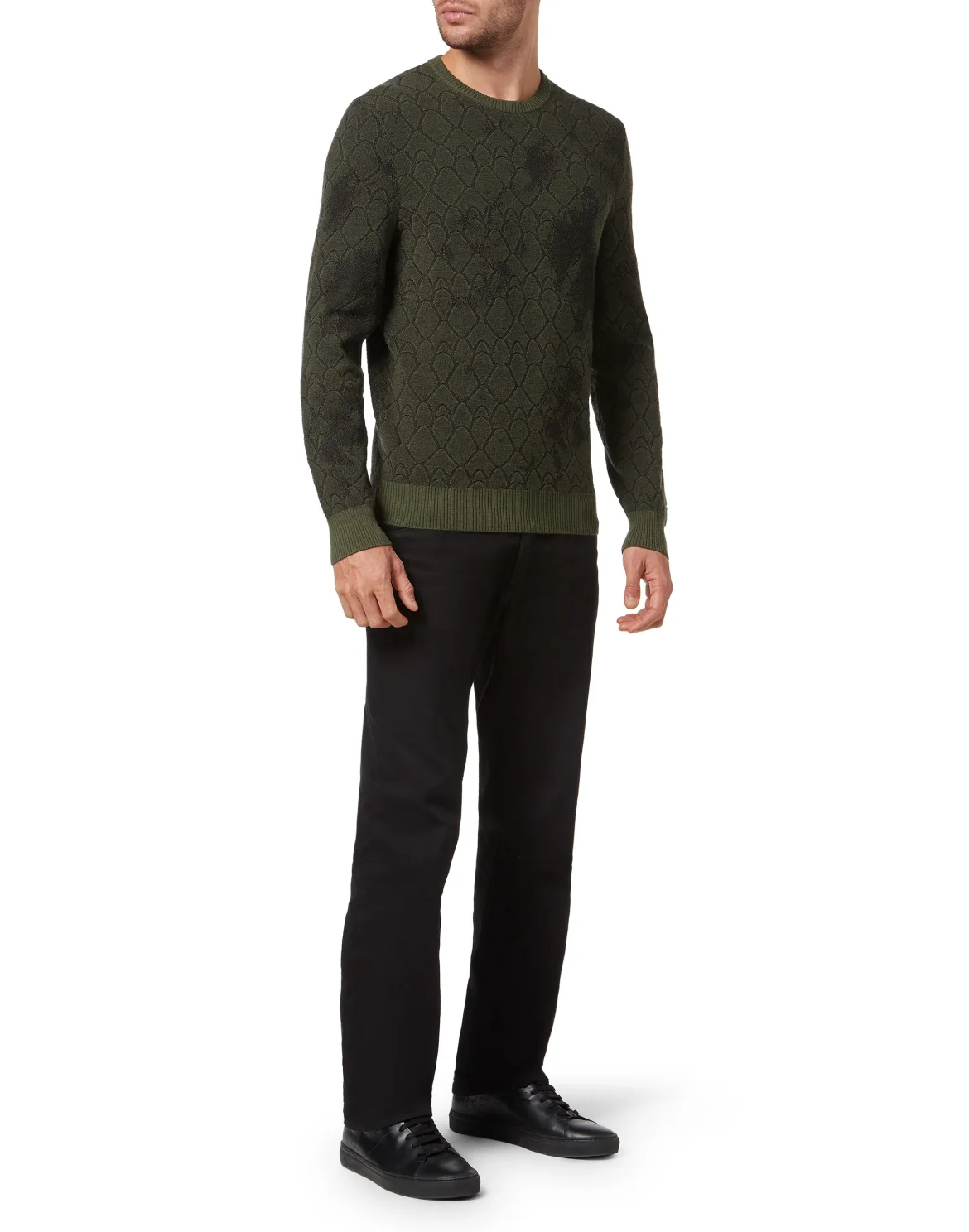 Pullover Round Neck LS, цвет: Камуфляж