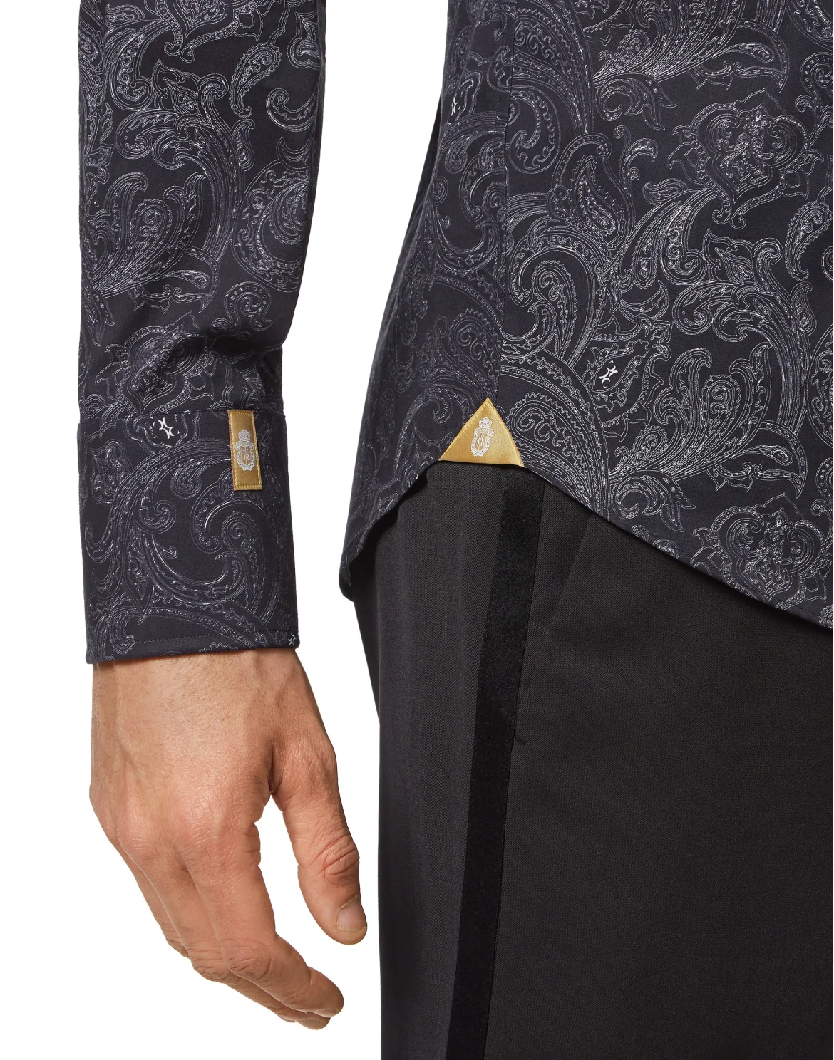 Shirt Silver Cut LS, цвет: Черный
