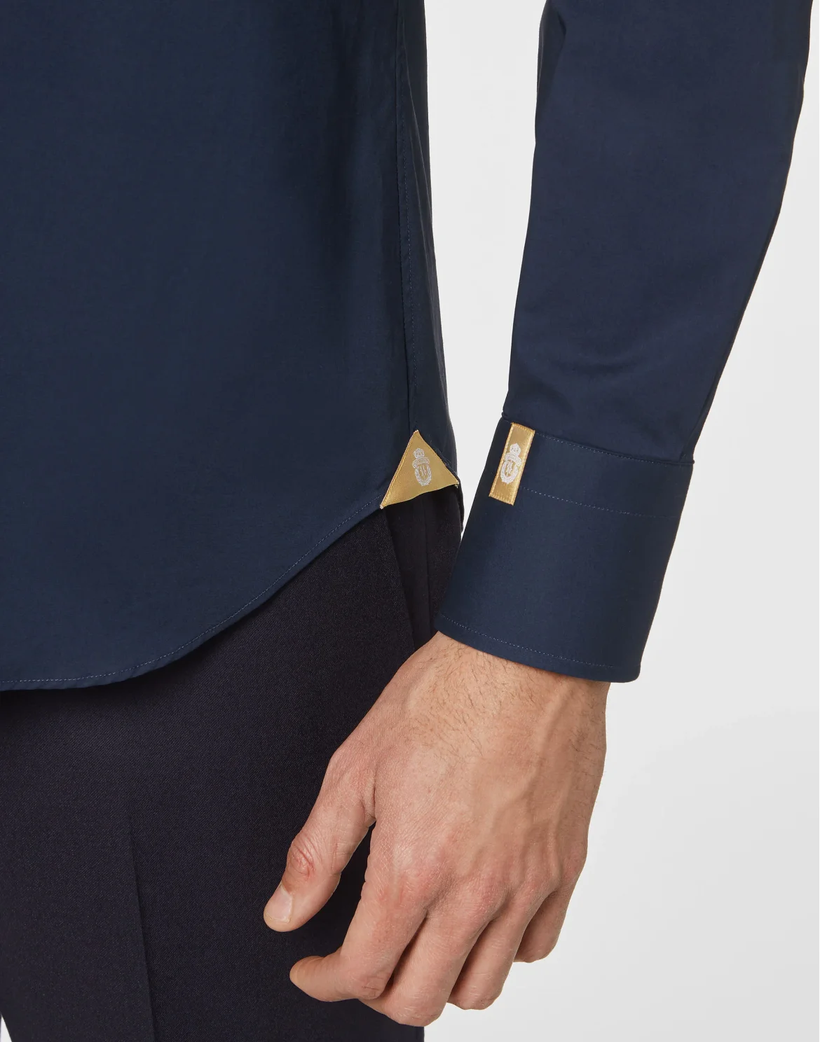 Shirt Silver Cut LS, цвет: Синий