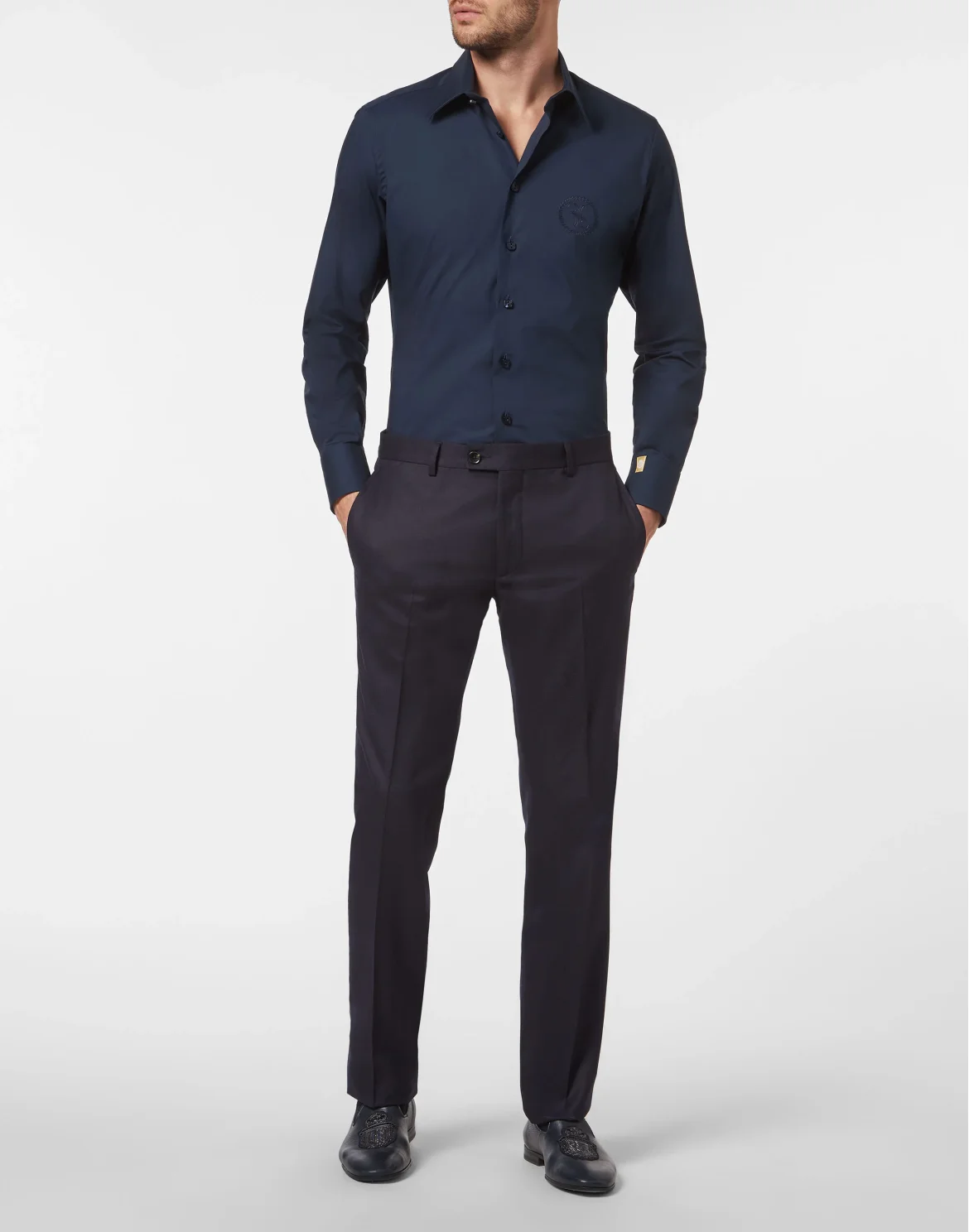 Shirt Silver Cut LS, цвет: Синий