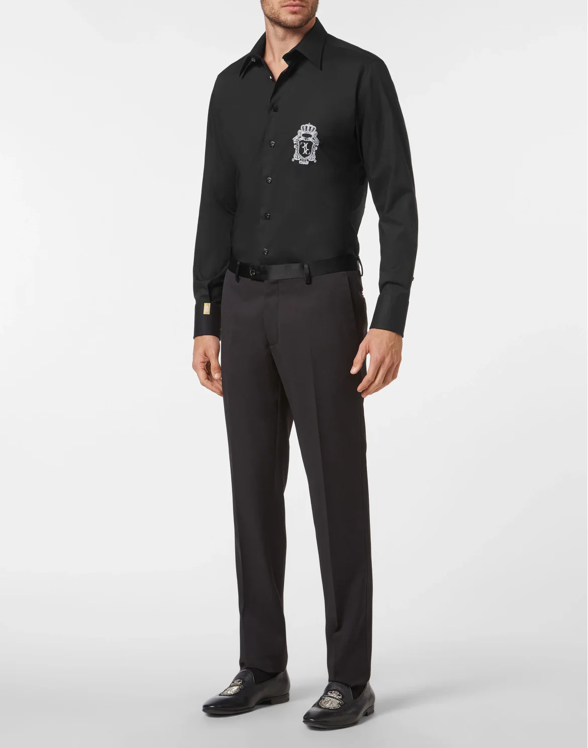 Shirt Silver Cut LS, цвет: Черный