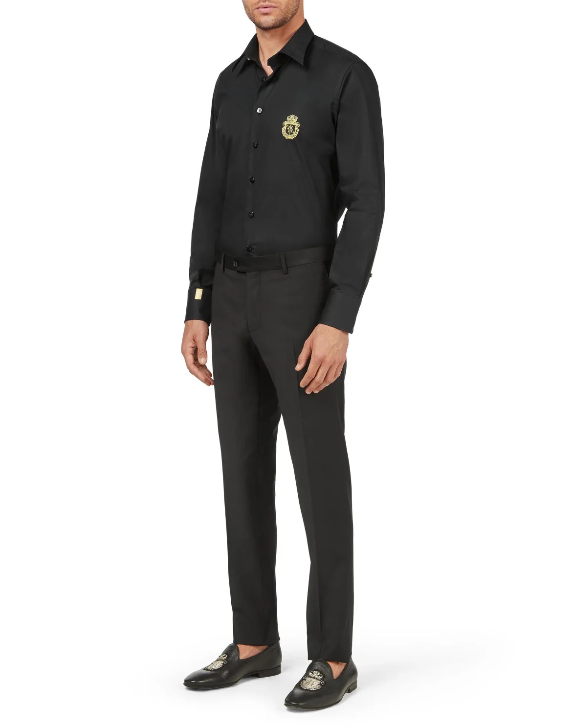 Shirt Silver Cut LS, цвет: Черный
