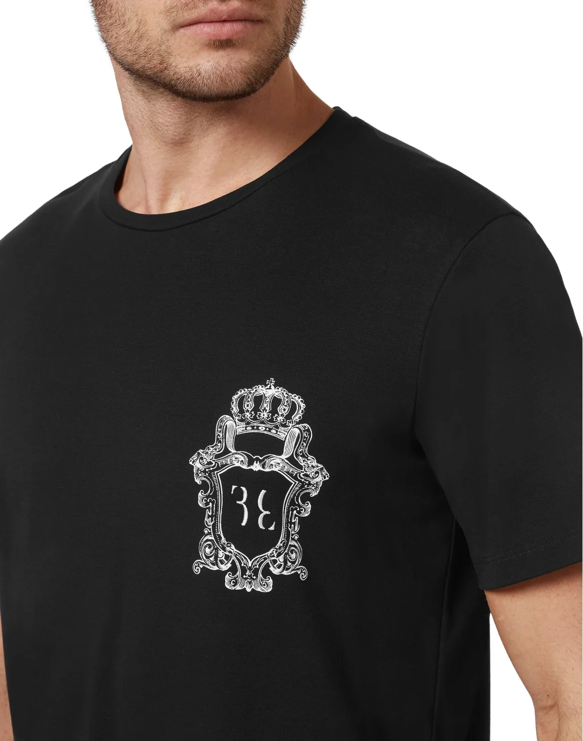 T-shirt Round Neck SS, цвет: Черный