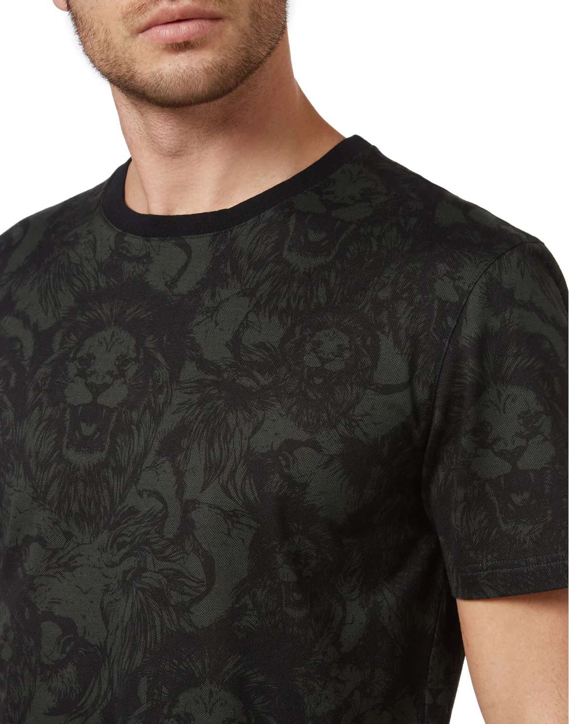 T-shirt Round Neck SS, цвет: Камуфляж