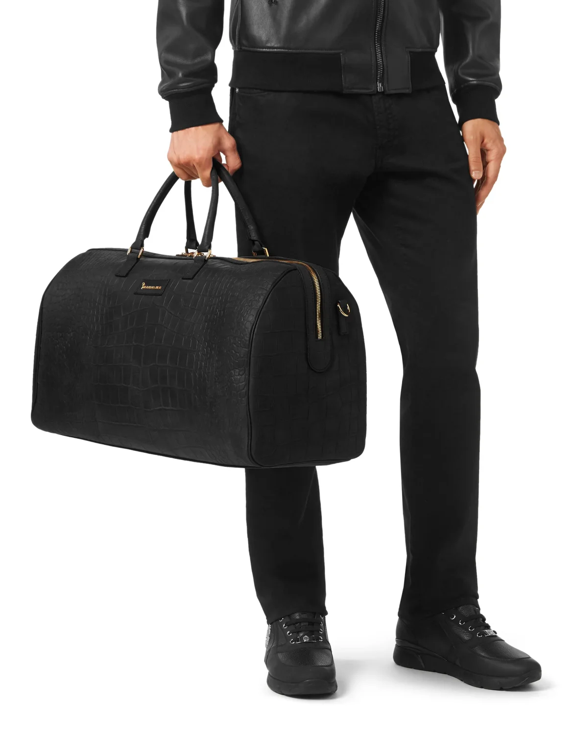 Leather Handle bag, цвет: Черный