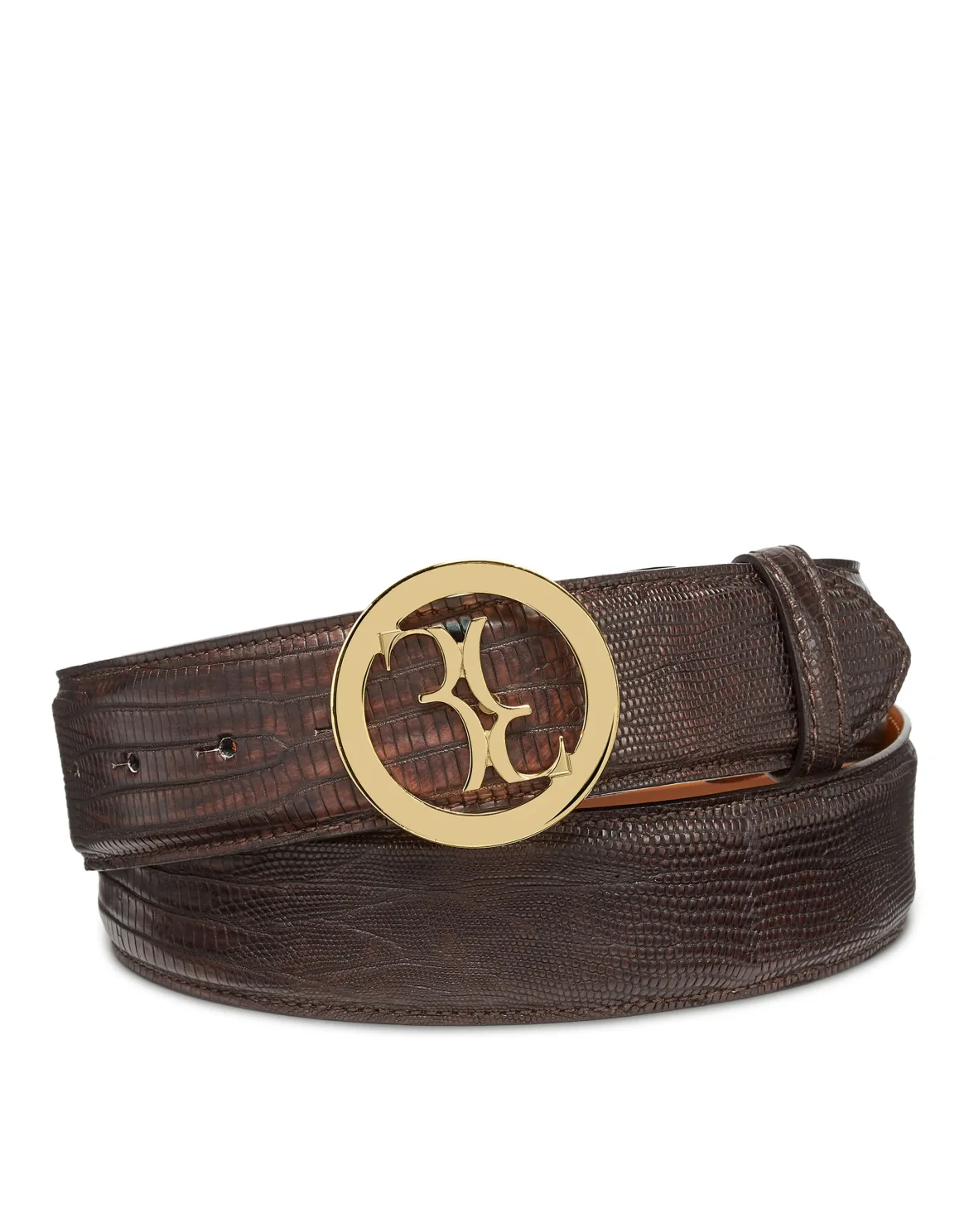 Tejus Leather Belt, цвет: Коричневый