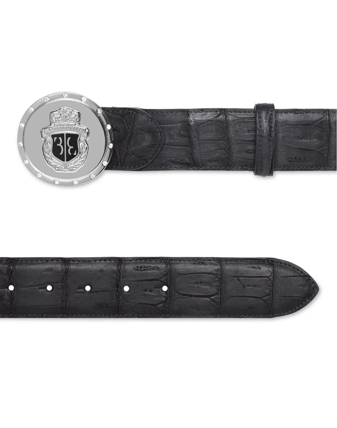 Wild Real Croco Belt, цвет: Черный