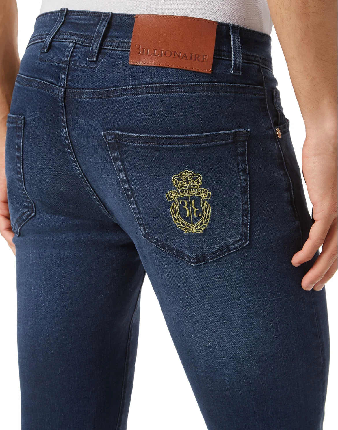 Denim Trousers Super Straight Cut Fit, цвет: Золотой