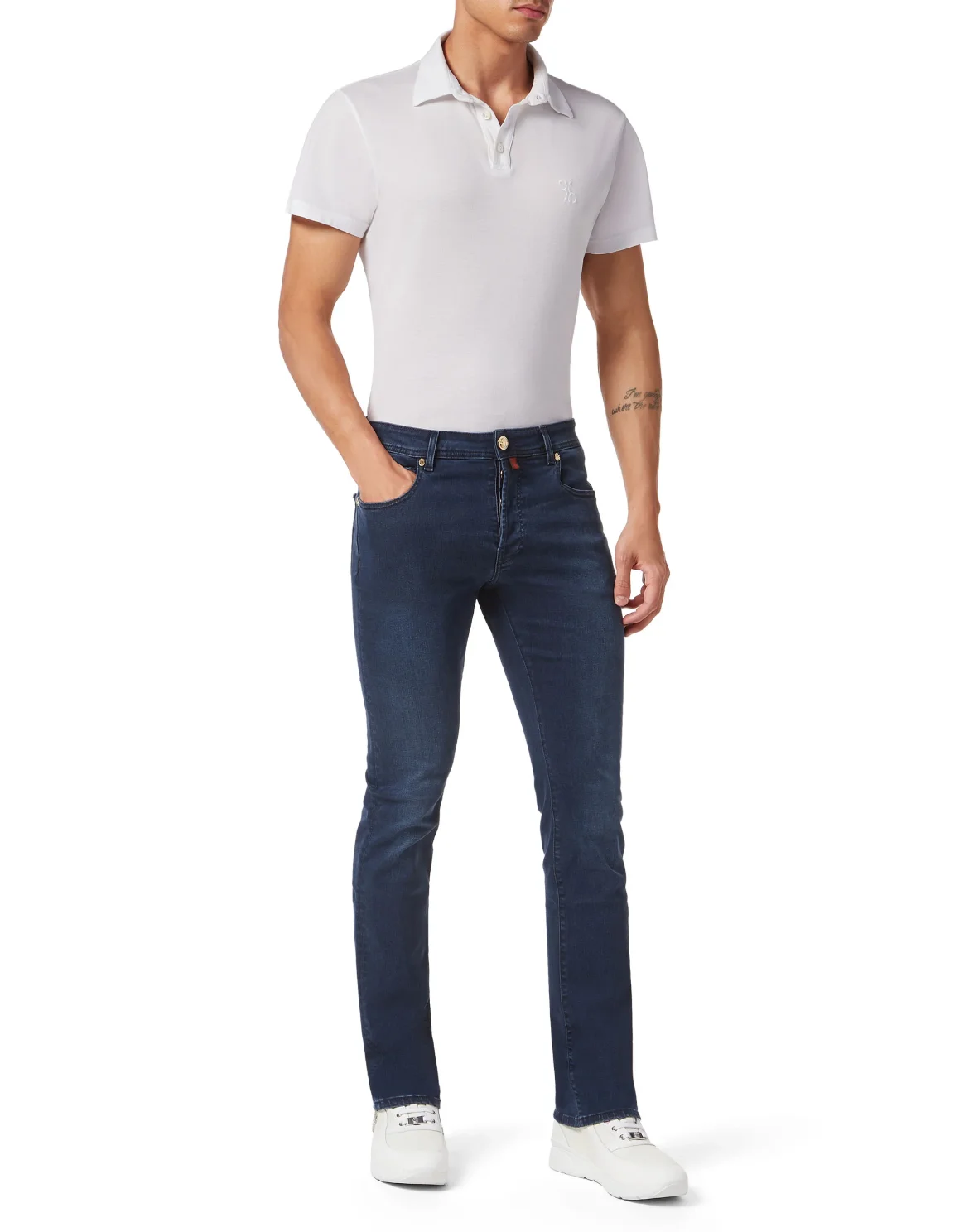 Denim Trousers Super Straight Cut Fit, цвет: Золотой