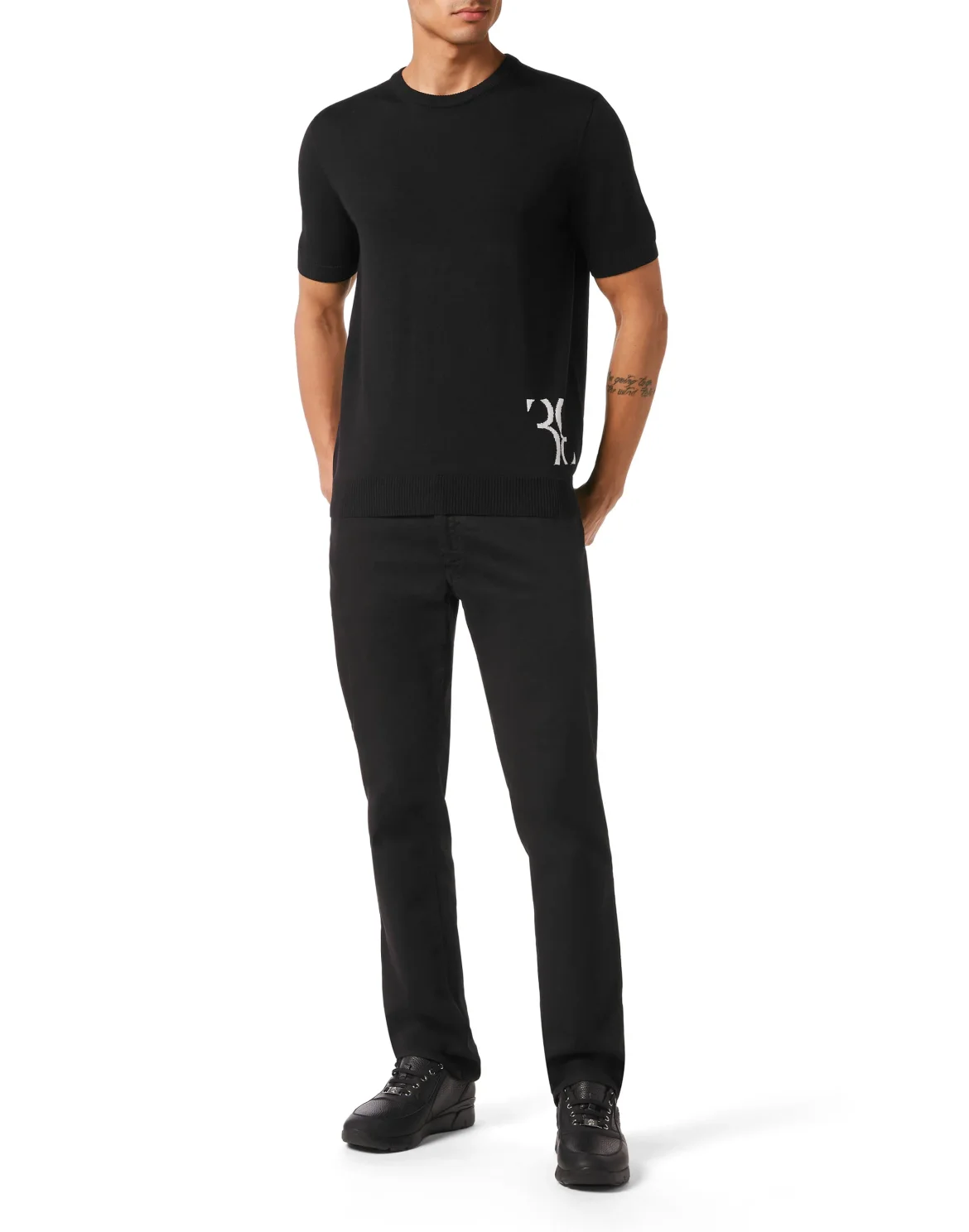 Wool and Silk T-shirt SS, цвет: Черный