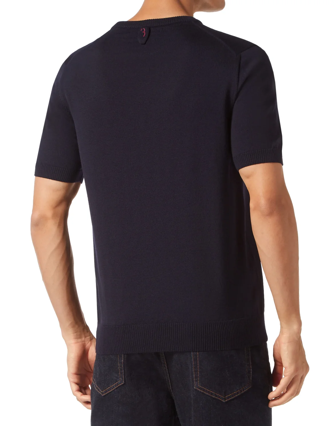 Wool and Silk T-shirt SS, цвет: Синий